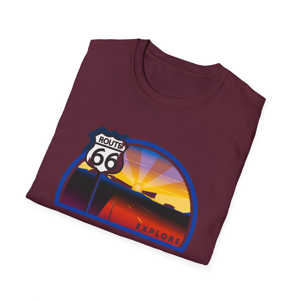 Route 66 City of Kingman Arizona Softstyle T-Shirt, Men Women Unisex Tee, Travel Souvenir Shirt, Vintage Road Trip Graphic Top, Retro