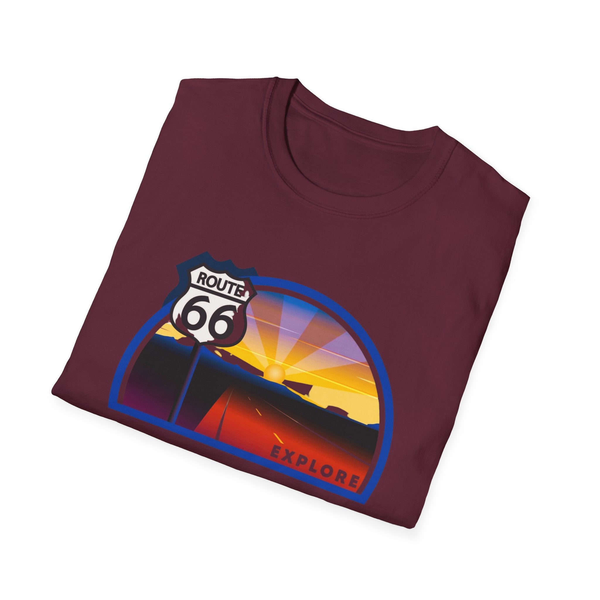 Route 66 City of Kingman Arizona Softstyle T-Shirt, Men Women Unisex Tee, Travel Souvenir Shirt, Vintage Road Trip Graphic Top, Retro