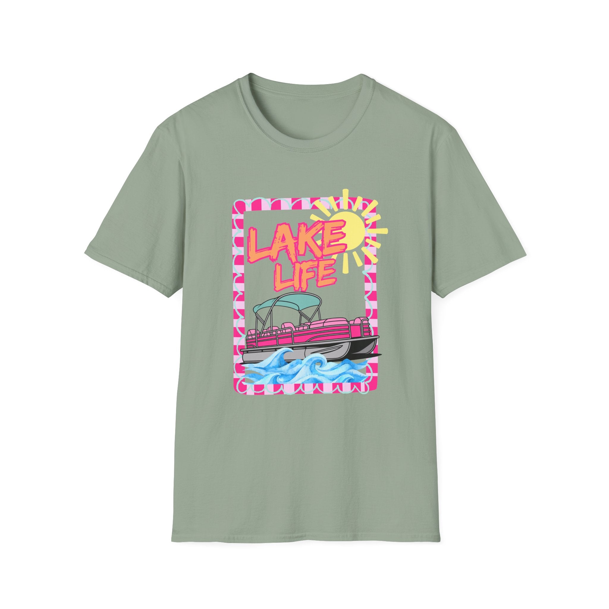 Lake Life Pontoon Boat T-Shirt | Summer Lake Vibes