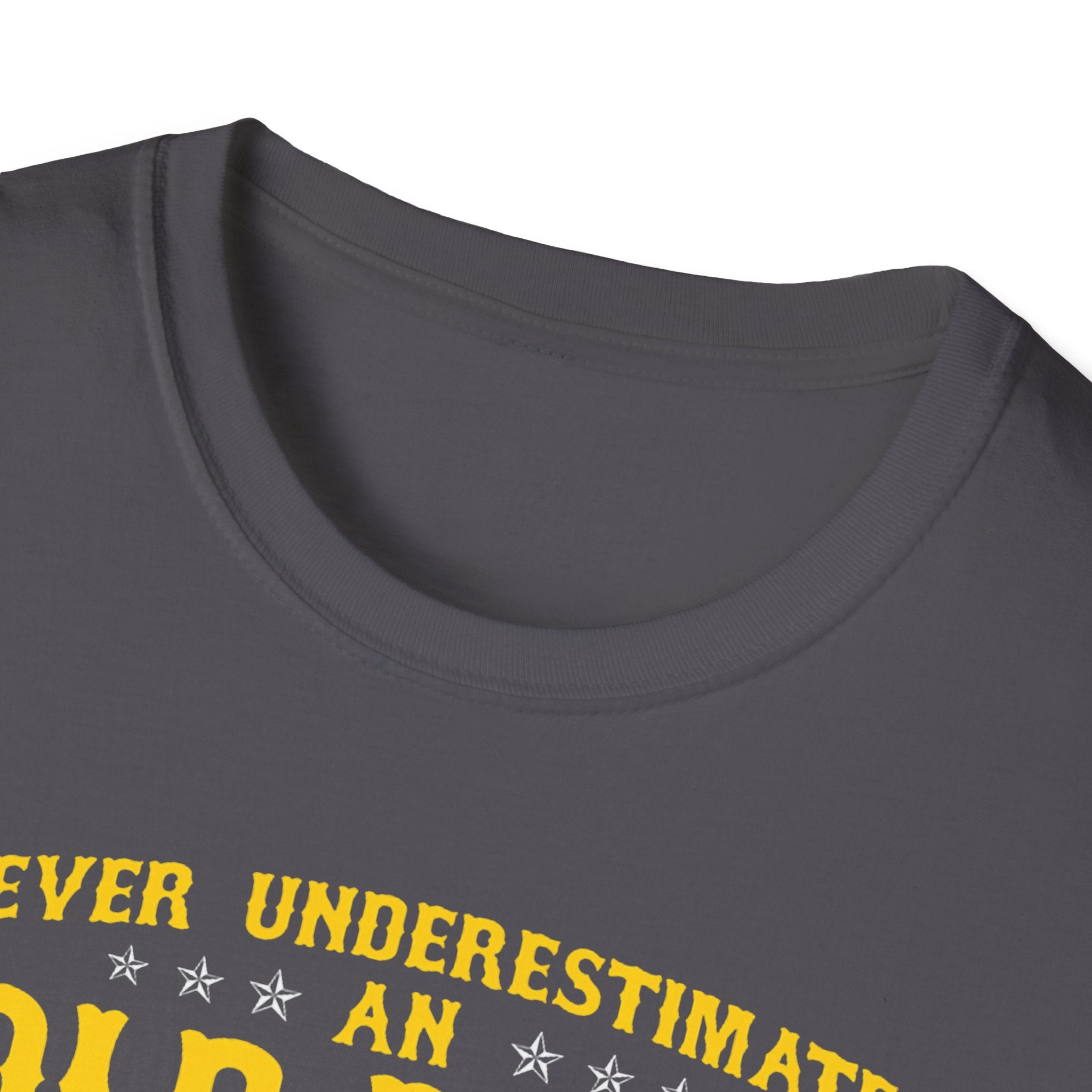 Never Underestimate an Old Man Who Is Also Vietnam Veteran T-Shirt | Military Tribute