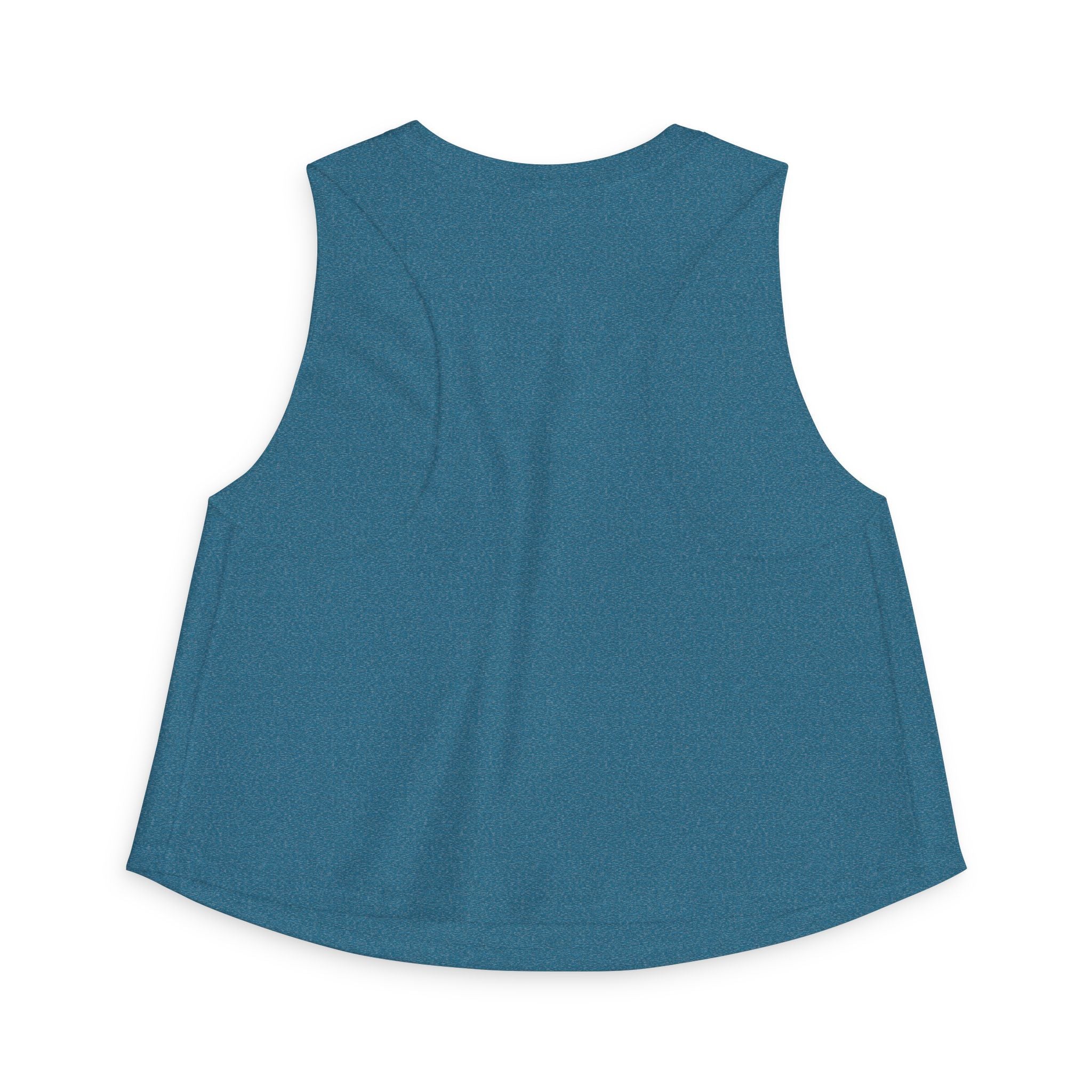 River Life Graphic Women's Crop Top | Kayak Paddle River Scene