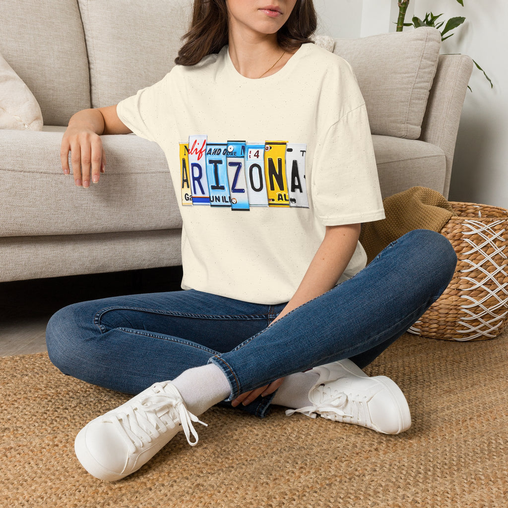 Arizona License Plate Collage T-Shirt | State Graphic Tee