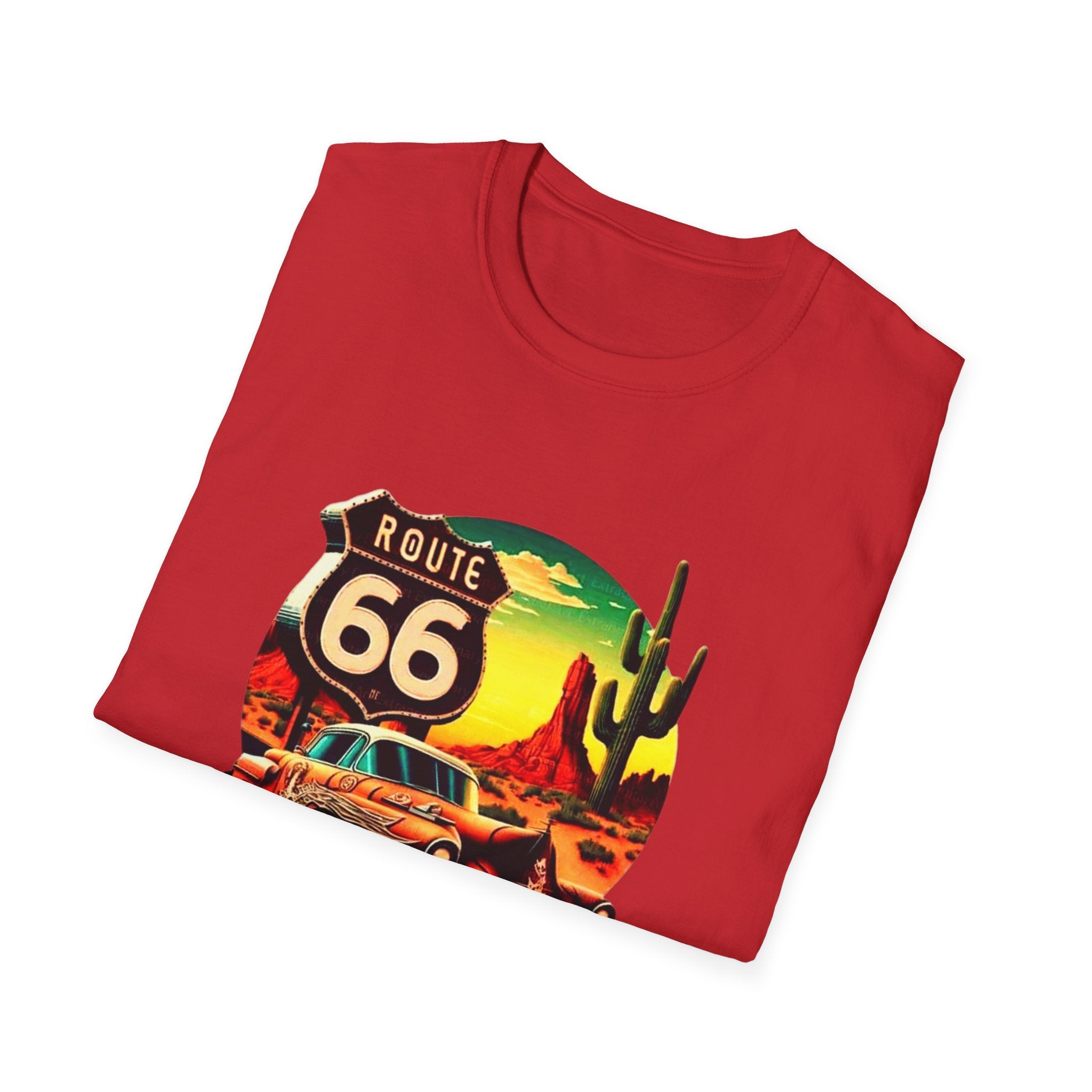 Route 66 Unisex Softstyle T-Shirt