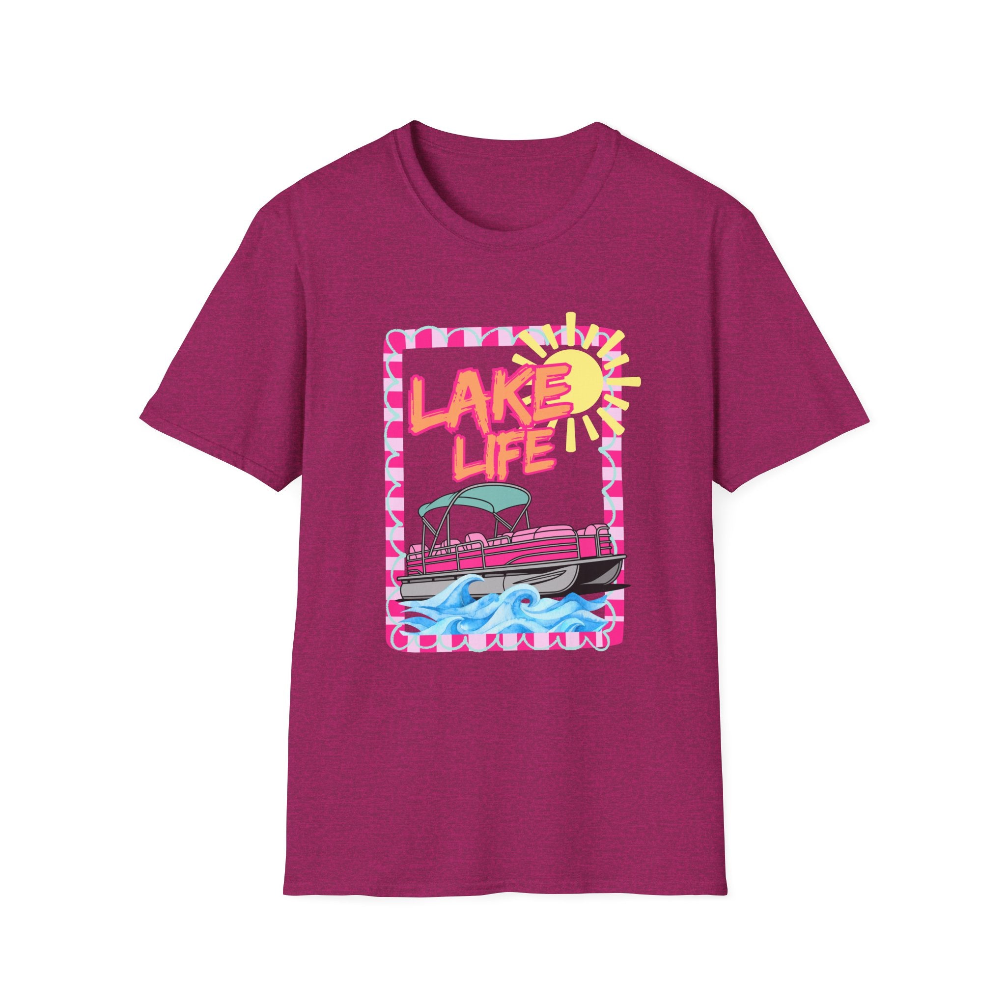 Lake Life Pontoon Boat T-Shirt | Summer Lake Vibes