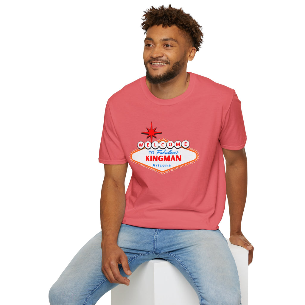 Kingman Arizona Vintage Welcome Sign T-Shirt