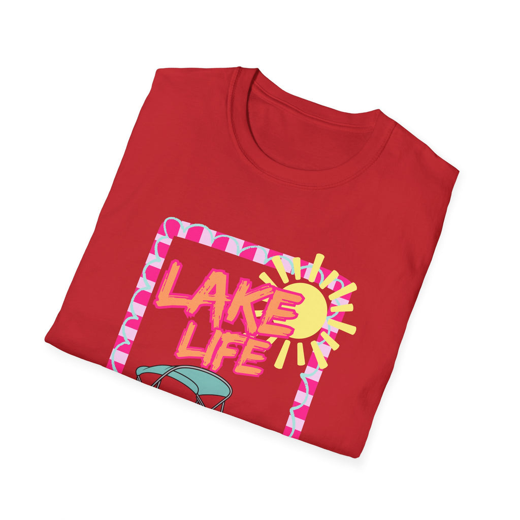Lake Life Pontoon Boat T-Shirt | Summer Lake Vibes