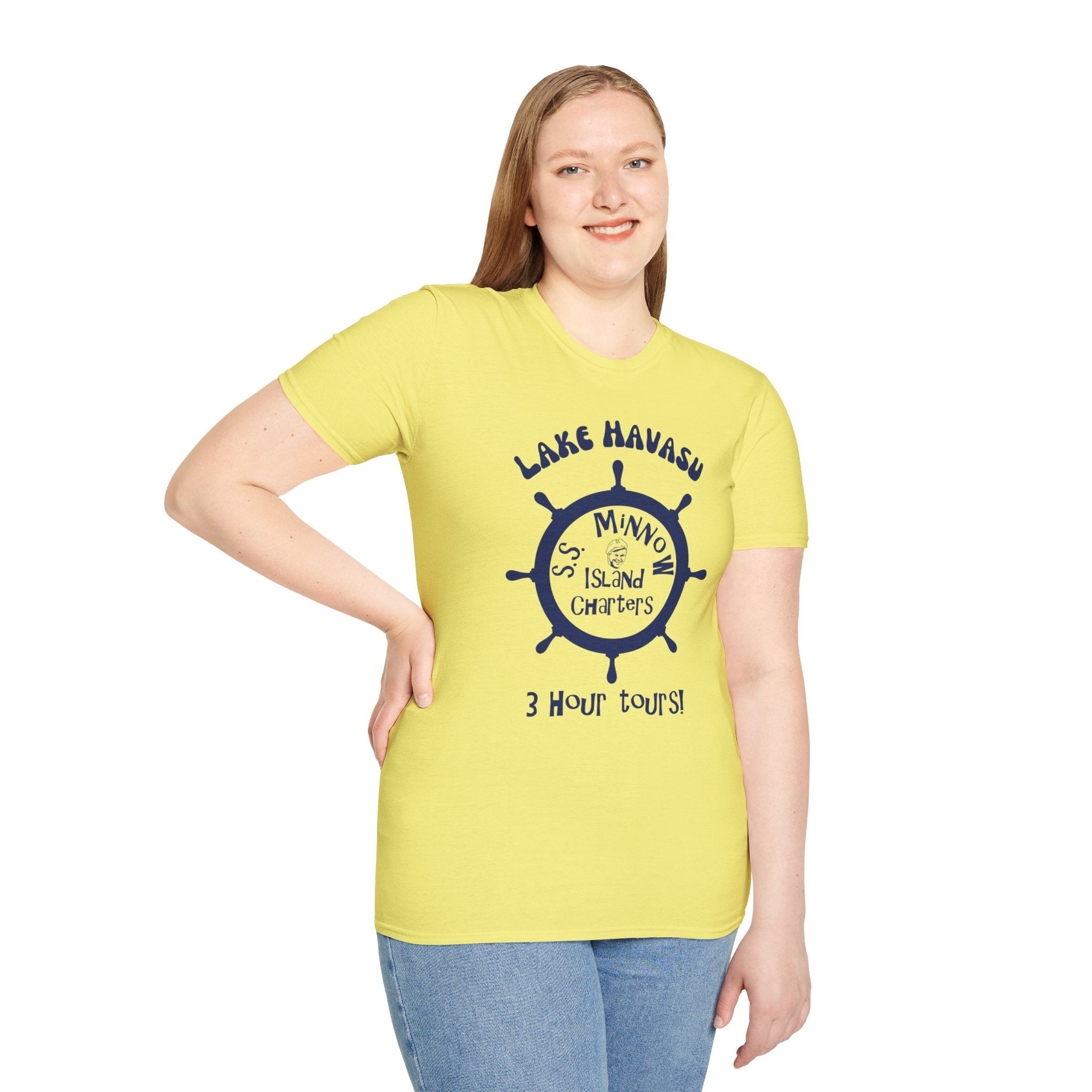 What It Could Happen lol ... Lake Havasu SS Minnow Island Charters T-Shirt | 3 Hour Tours