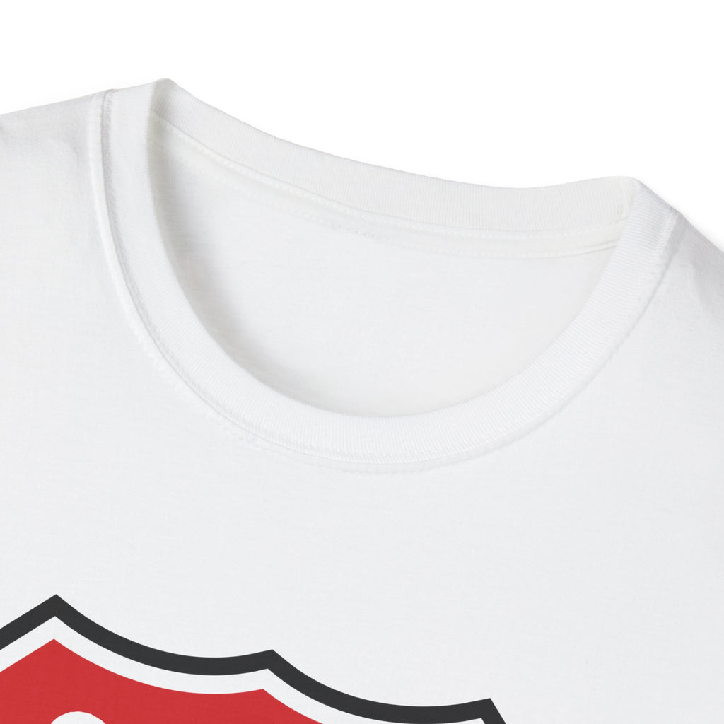 Oatman 66 Shield T-Shirt | Route 66 Roadtrip Sign Tee