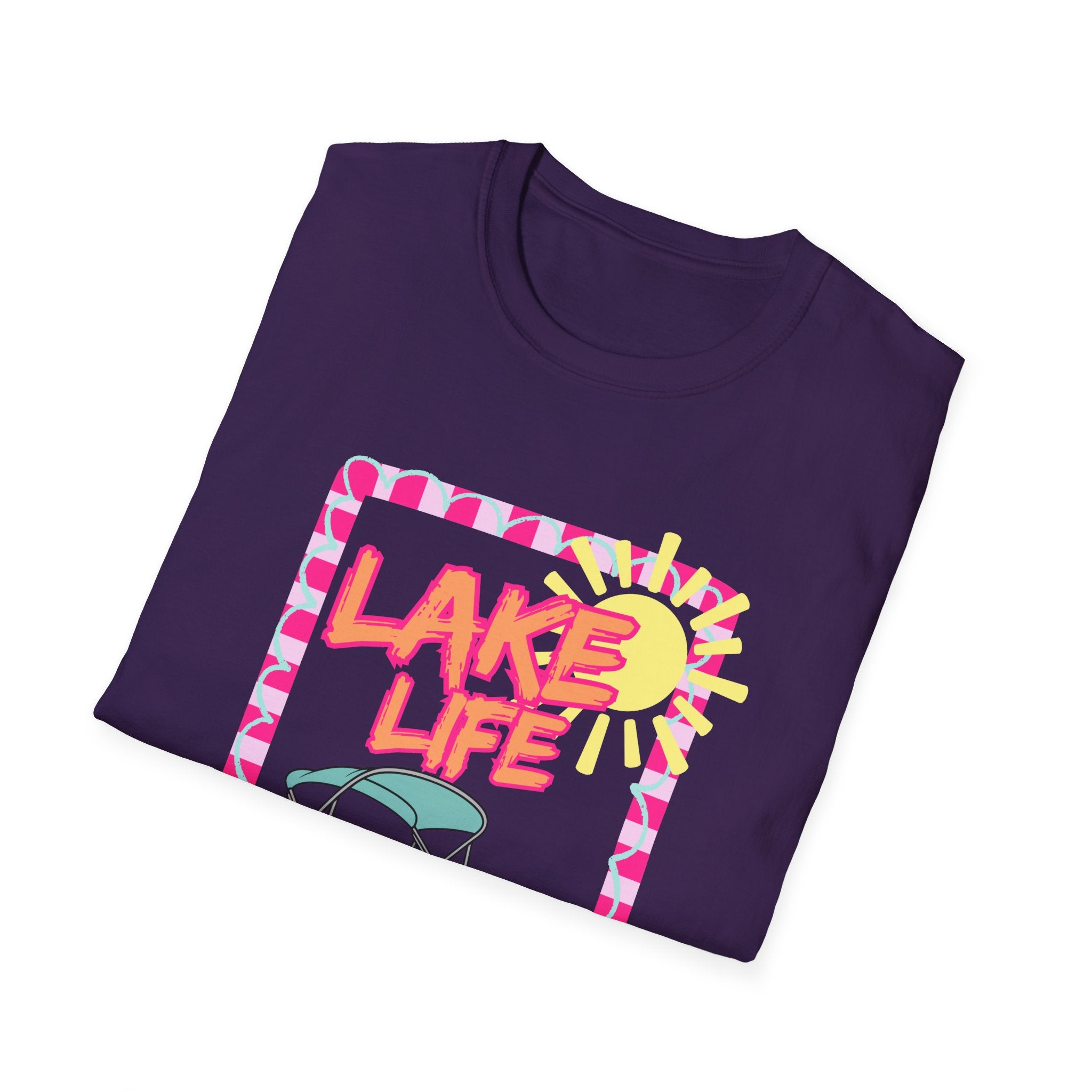 Lake Life Pontoon Boat T-Shirt | Summer Lake Vibes