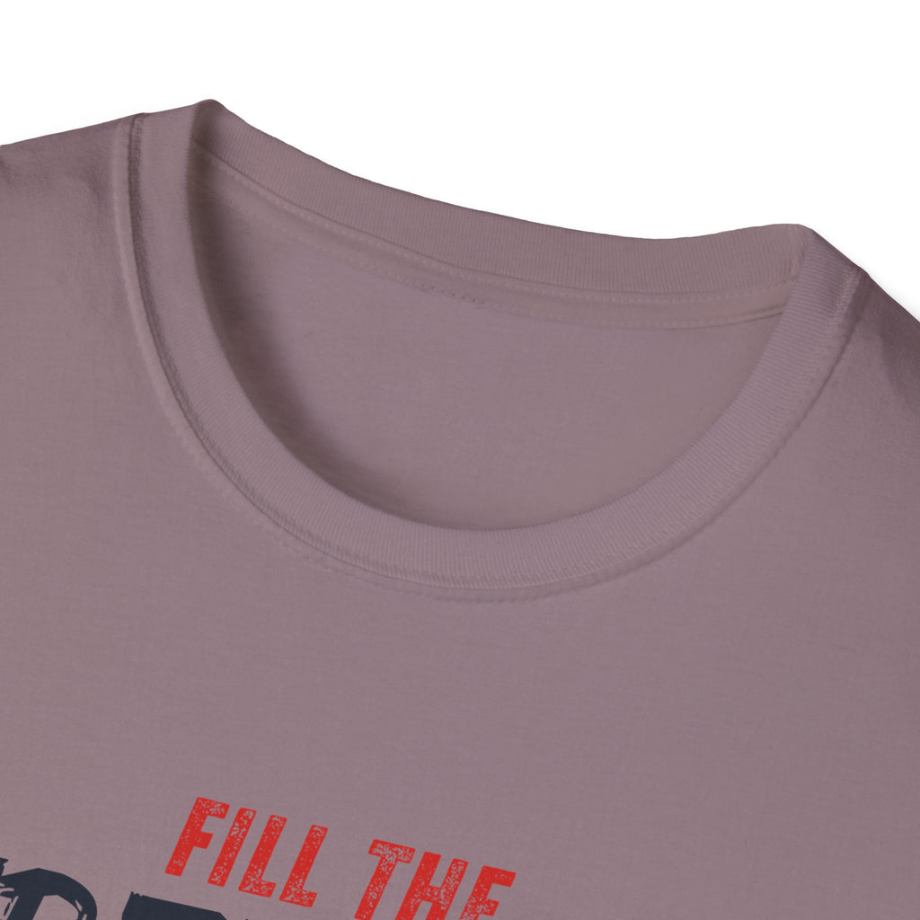 Fill the Freedom Vintage Car T-Shirt | American Flag Wings Chicago to Santa Monica