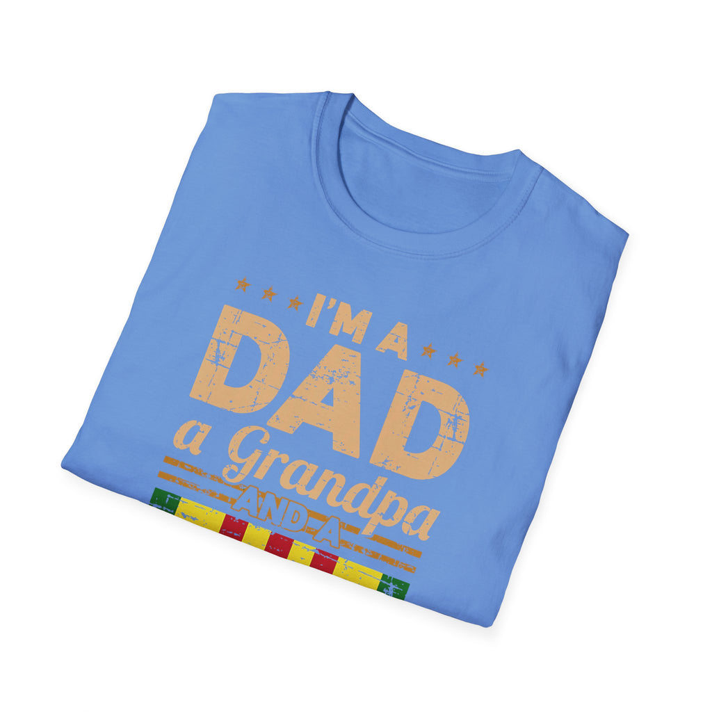 I'm a Dad a Grandpa and a Vietnam Veteran T-Shirt | Military Ribbon Tee