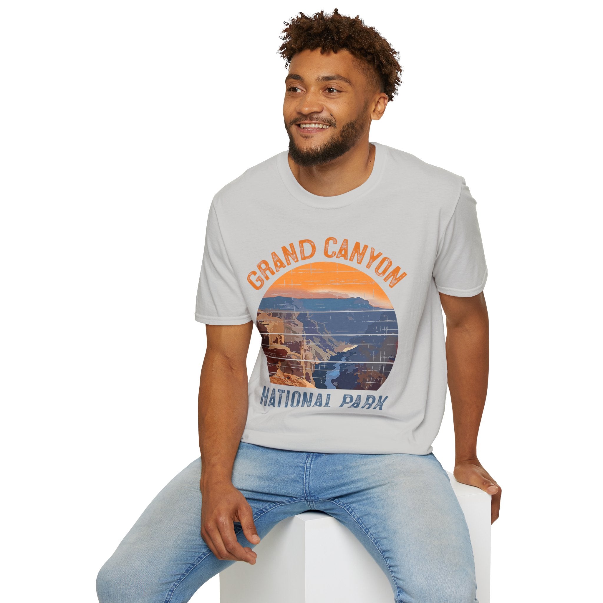 Grand Canyon National Park T-Shirt | Vintage Sunset Landscape