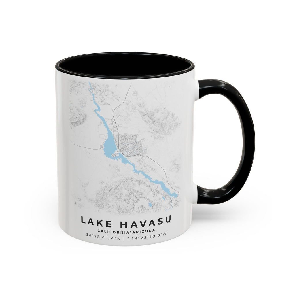 Lake Havasu map Accent Coffee Mug | 11oz 15oz