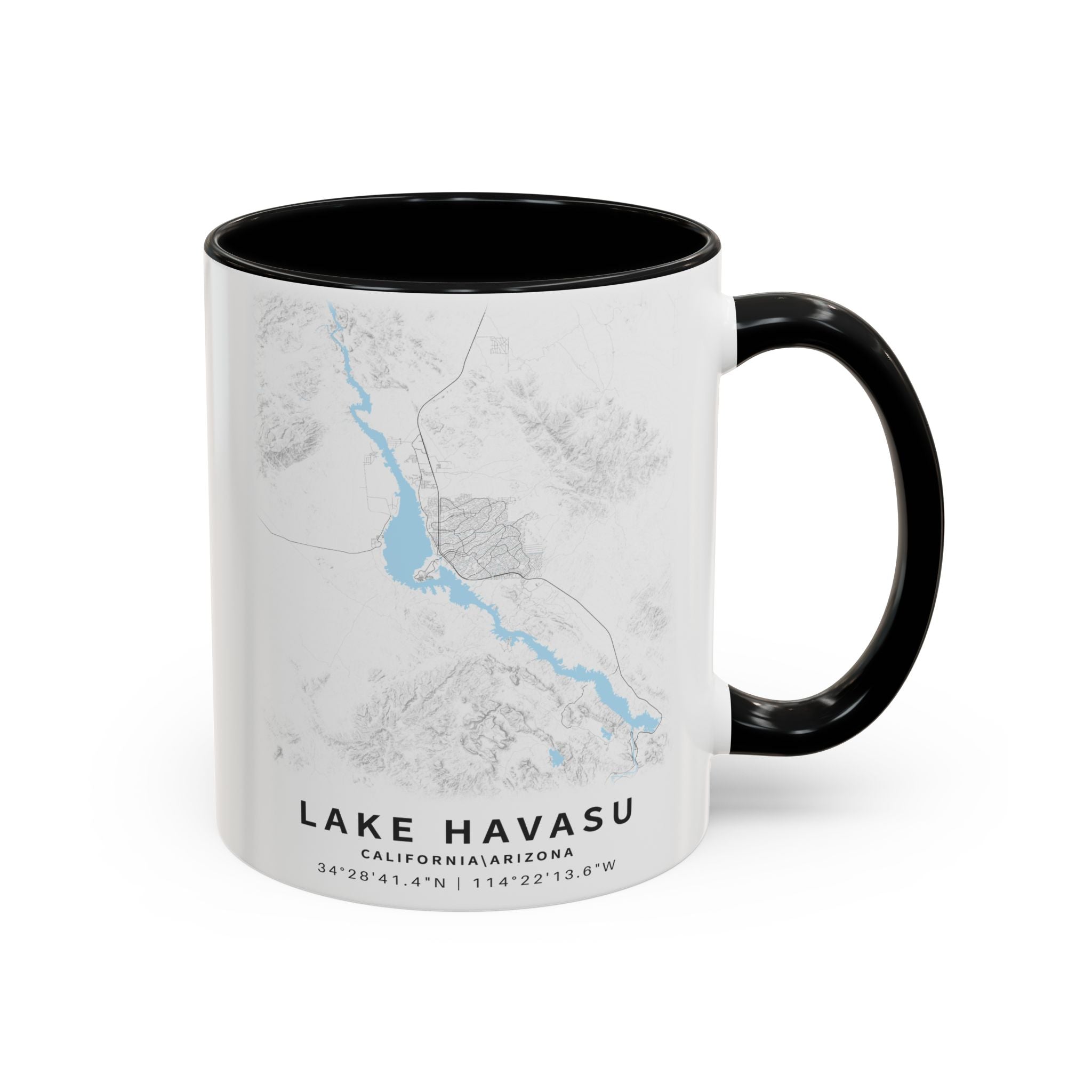 Lake Havasu map Accent Coffee Mug | 11oz 15oz
