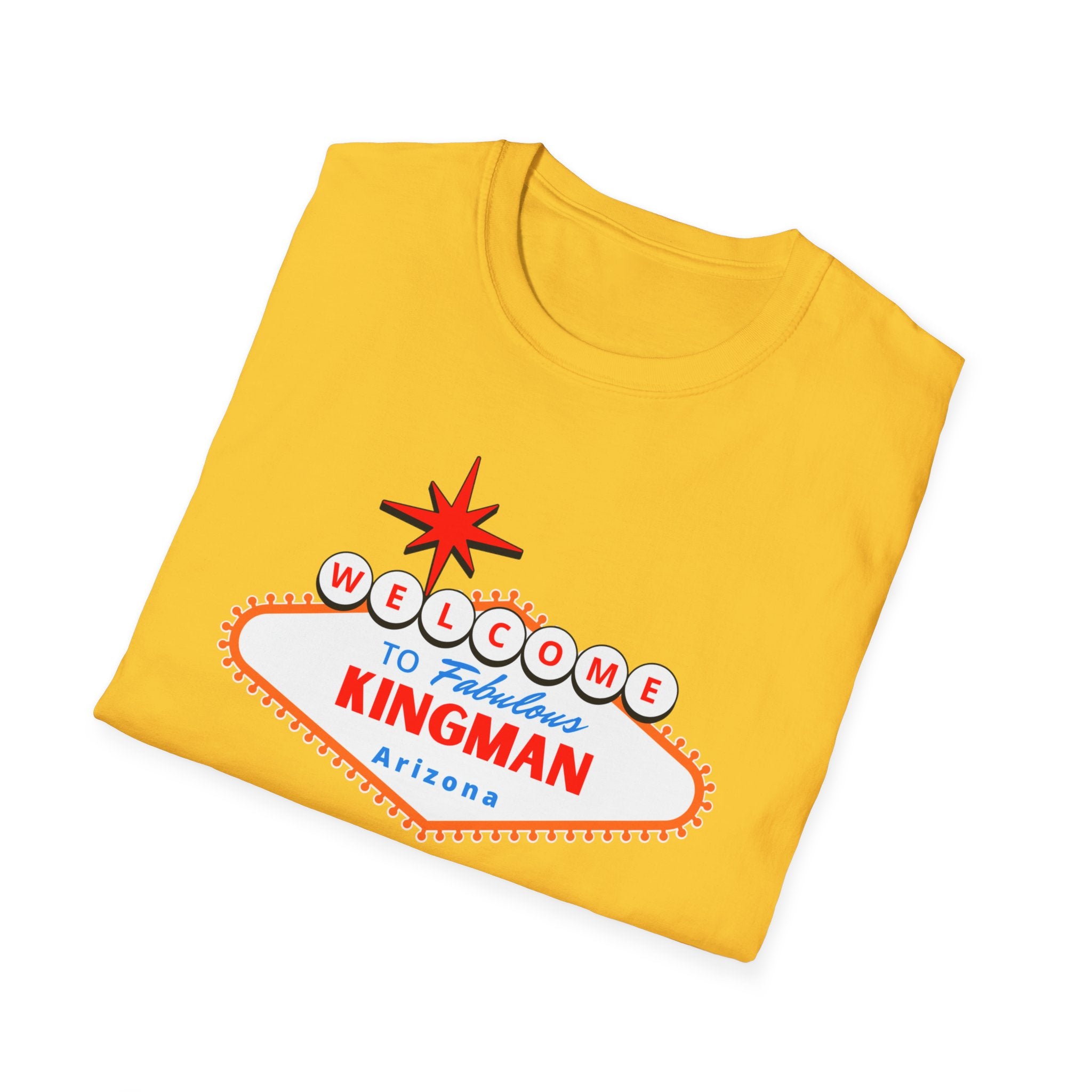 Kingman Arizona Vintage Welcome Sign T-Shirt