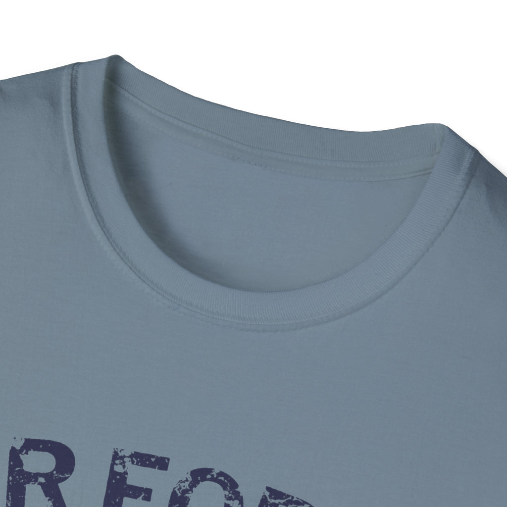 Air Force Veteran Distressed Logo T-Shirt | Military Star Stripe Tee