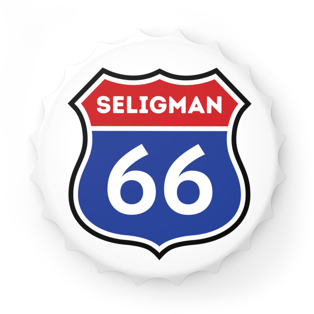 Seligman 66 Route Shield Bottle Opener