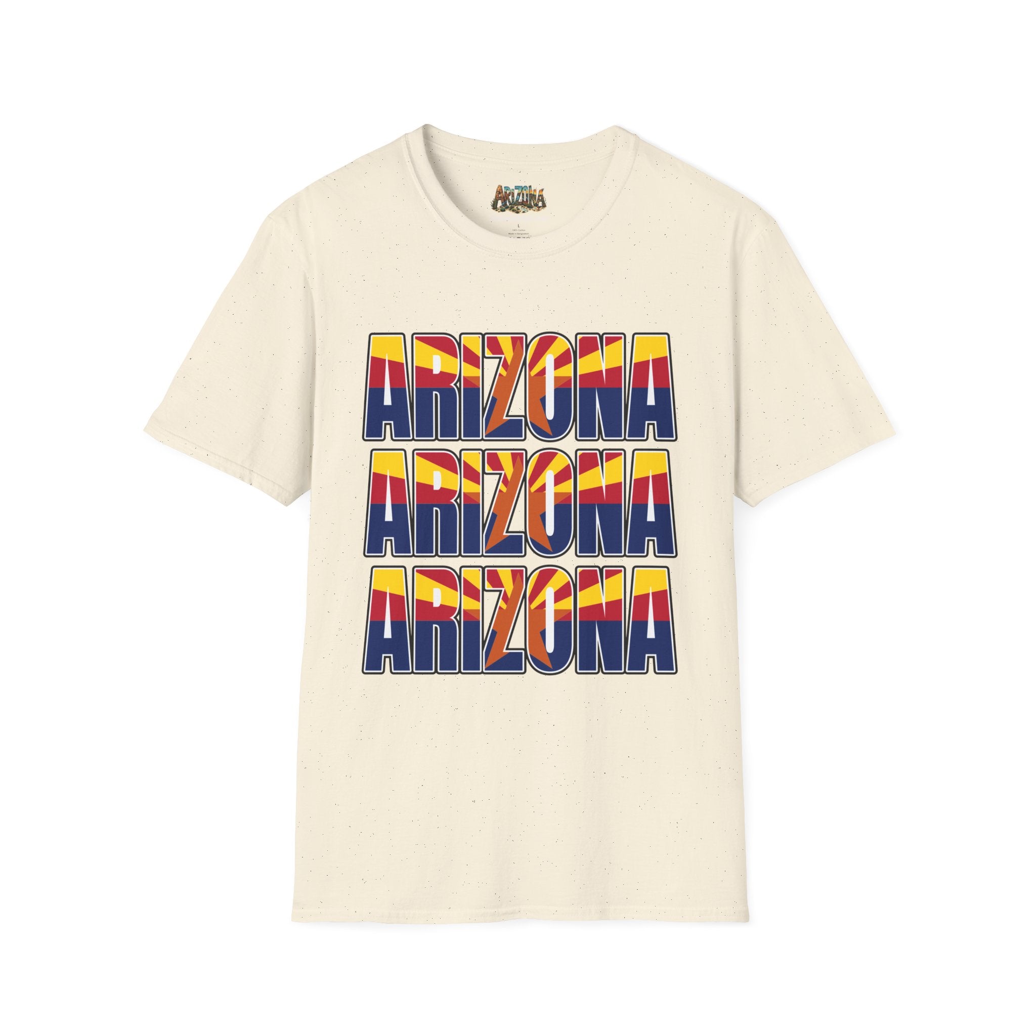 Arizona Retro Logo T‑Shirt — Vintage Sunset State Pride Tee