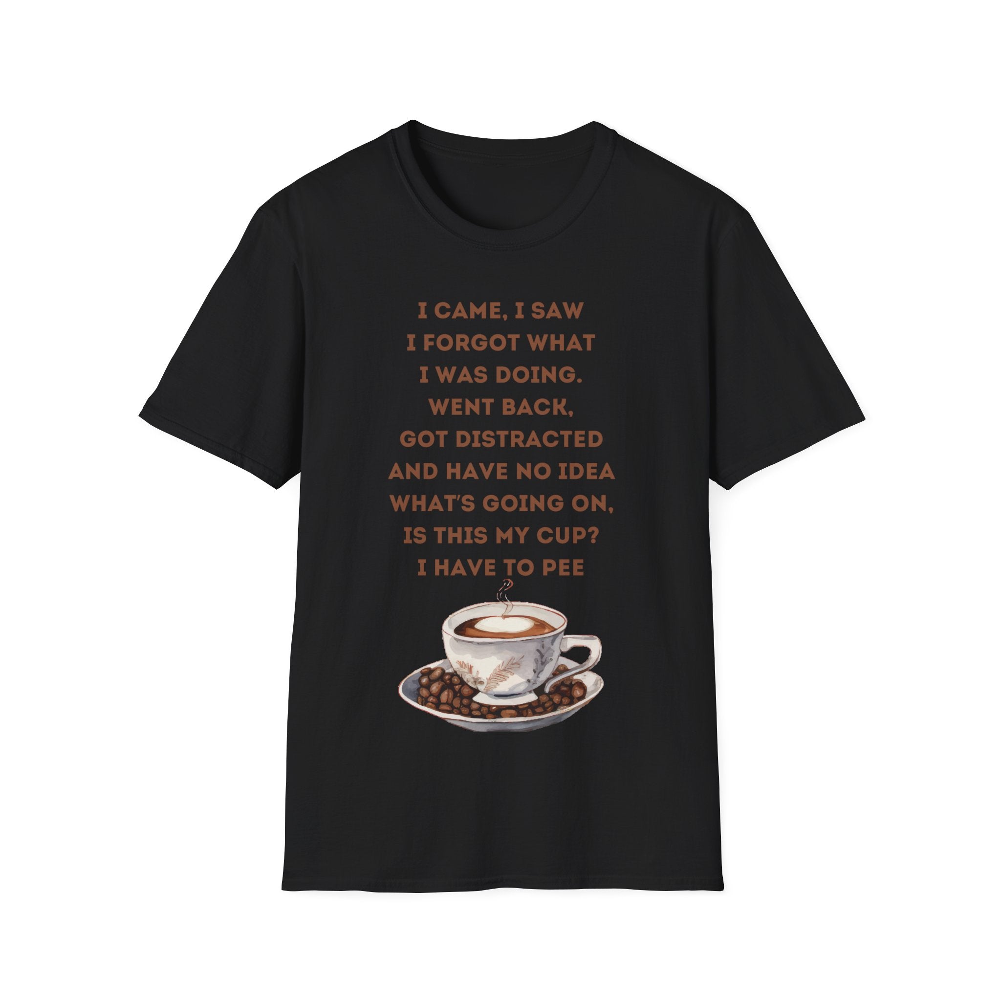 Funny Coffee Quote T-Shirt for Coffee Lovers, Humor Tee, Gift for Him/Her, Perfect for Birthdays, Housewarming, Casual Wear