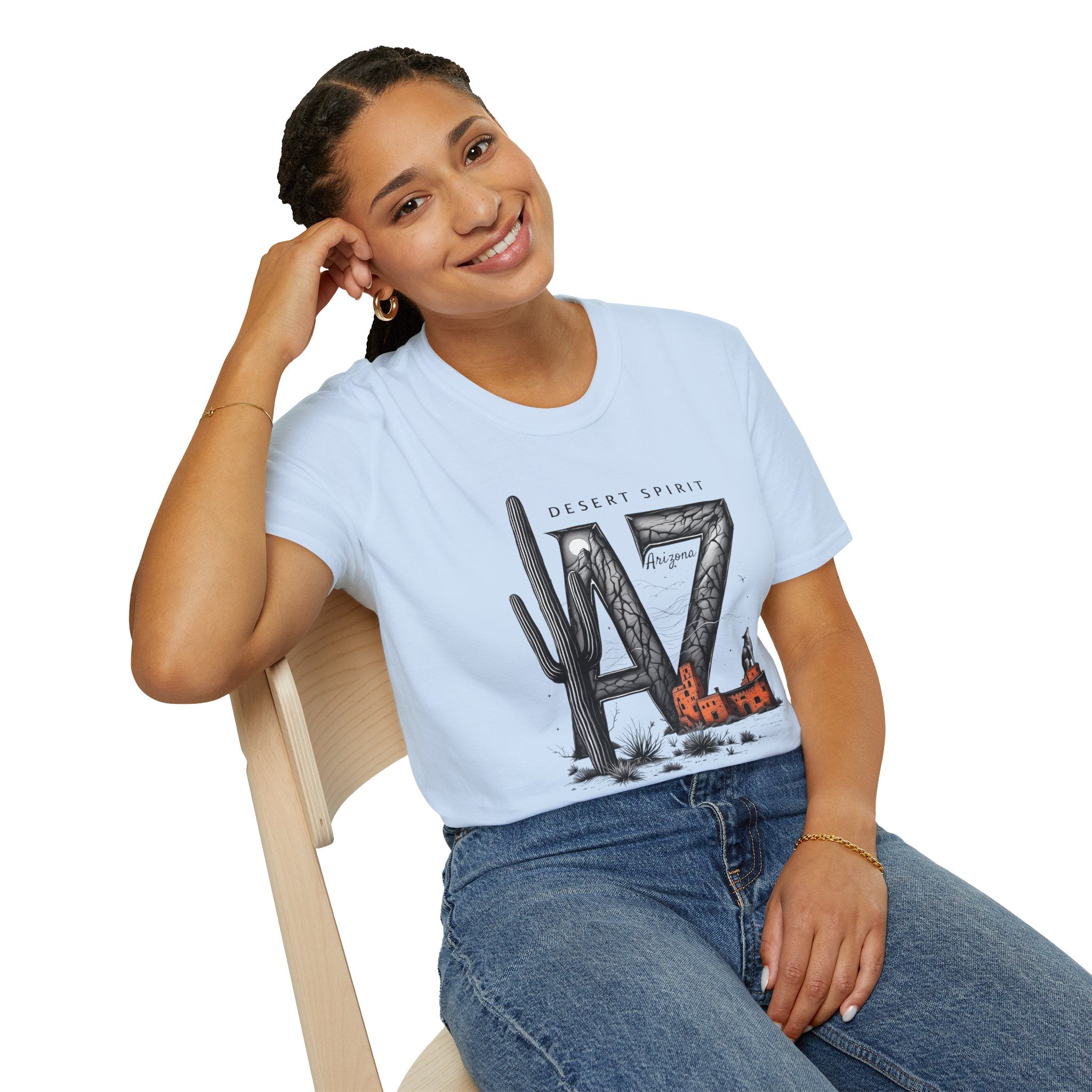 Arizona Desert Spirit T-Shirt | AZ Cactus Southwest Illustration