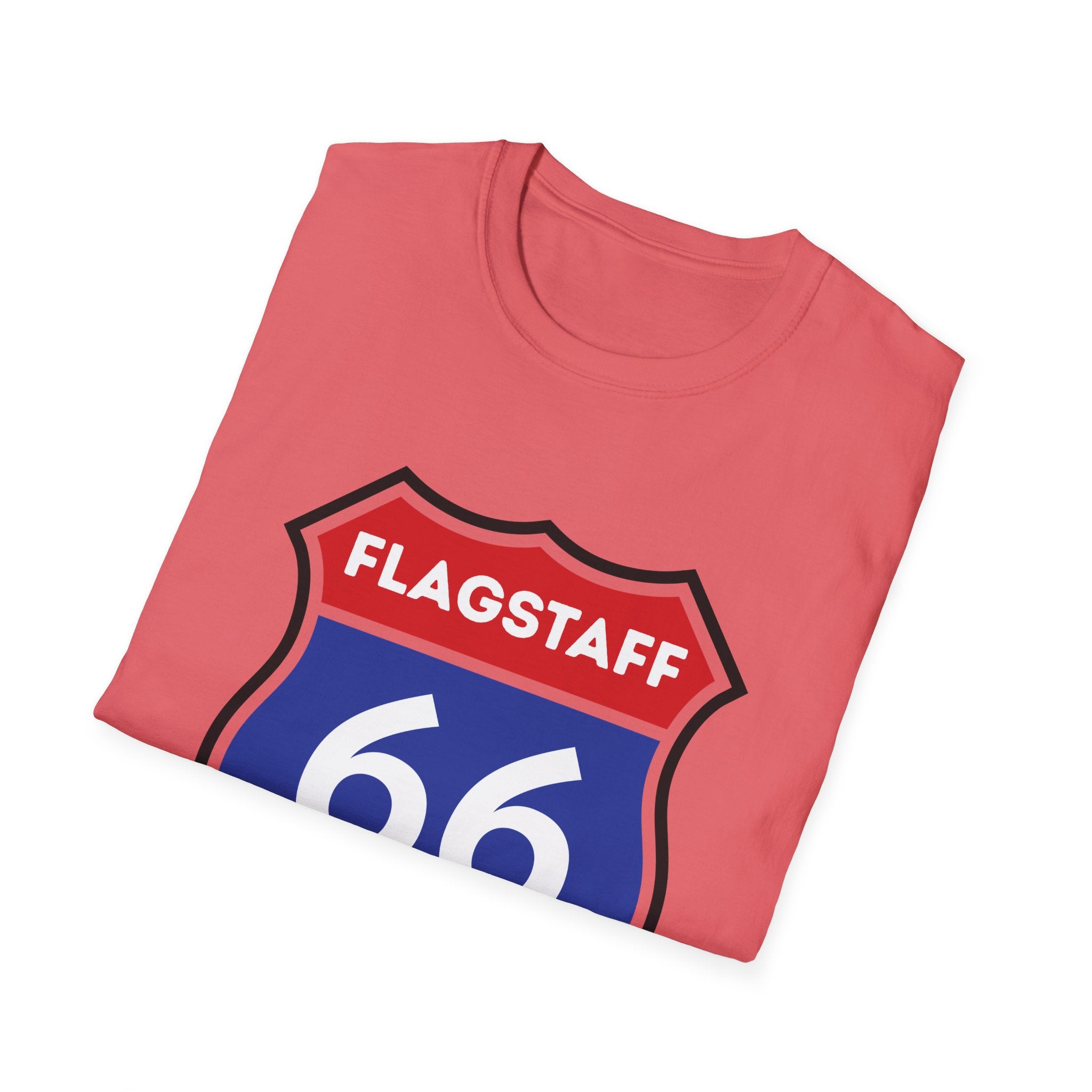 Flagstaff Route 66 Shield T-Shirt | Vintage Highway Sign Tee