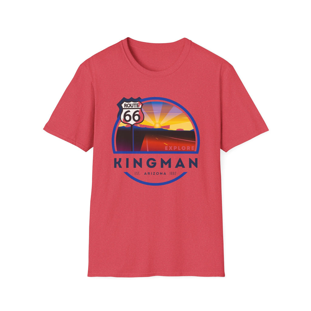 Route 66 Kingman Arizona T-Shirt — Vintage Sunset Explore Graphic Tee