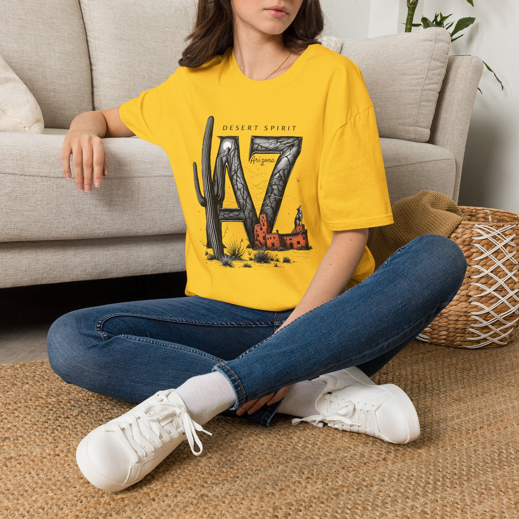 Arizona Desert Spirit T-Shirt | AZ Cactus Southwest Illustration