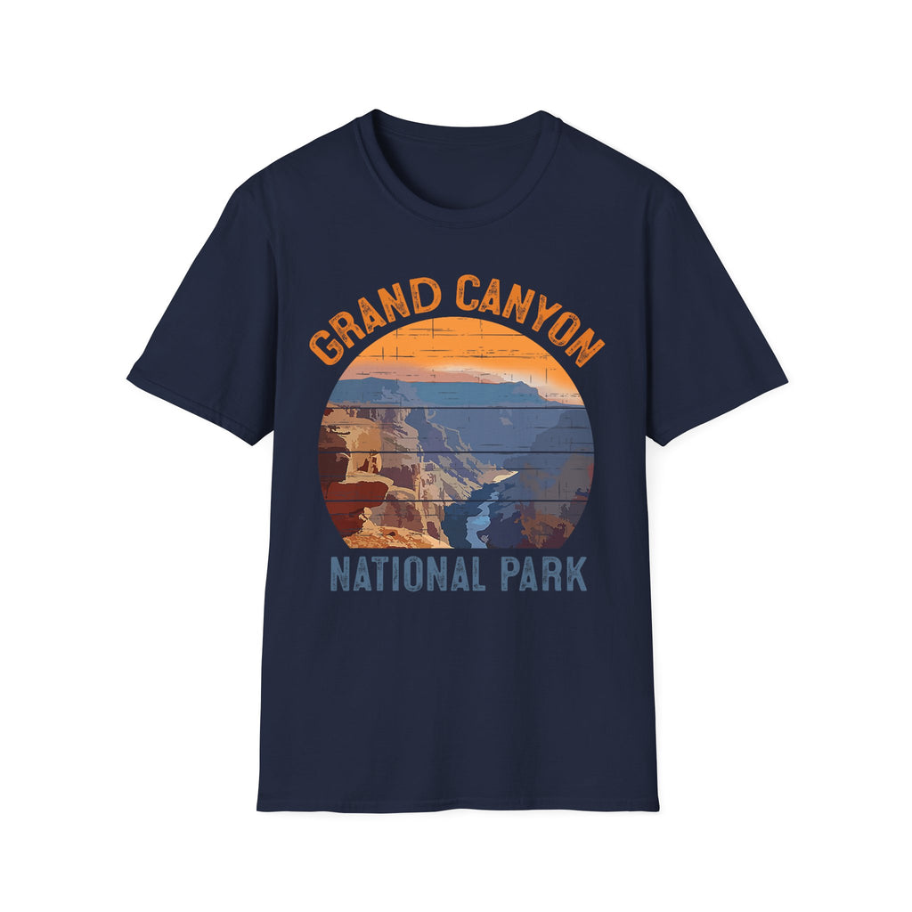Grand Canyon National Park T-Shirt | Vintage Sunset Landscape