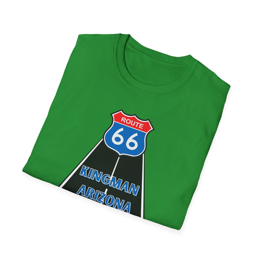 Route 66 Kingman Arizona Men's Woman's Softstyle T-Shirt