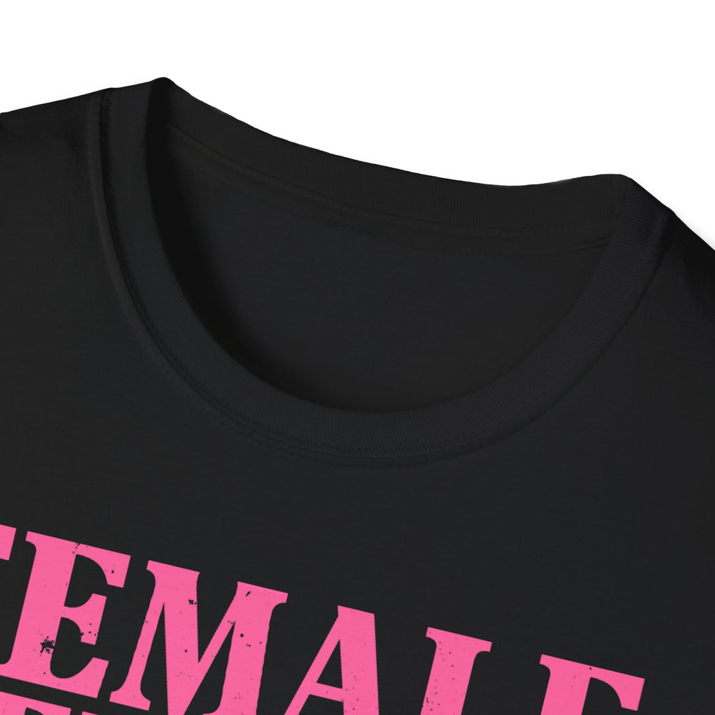 Female Veteran with Three Sides T-Shirt | American Flag, Pink Helmet, Military Pride