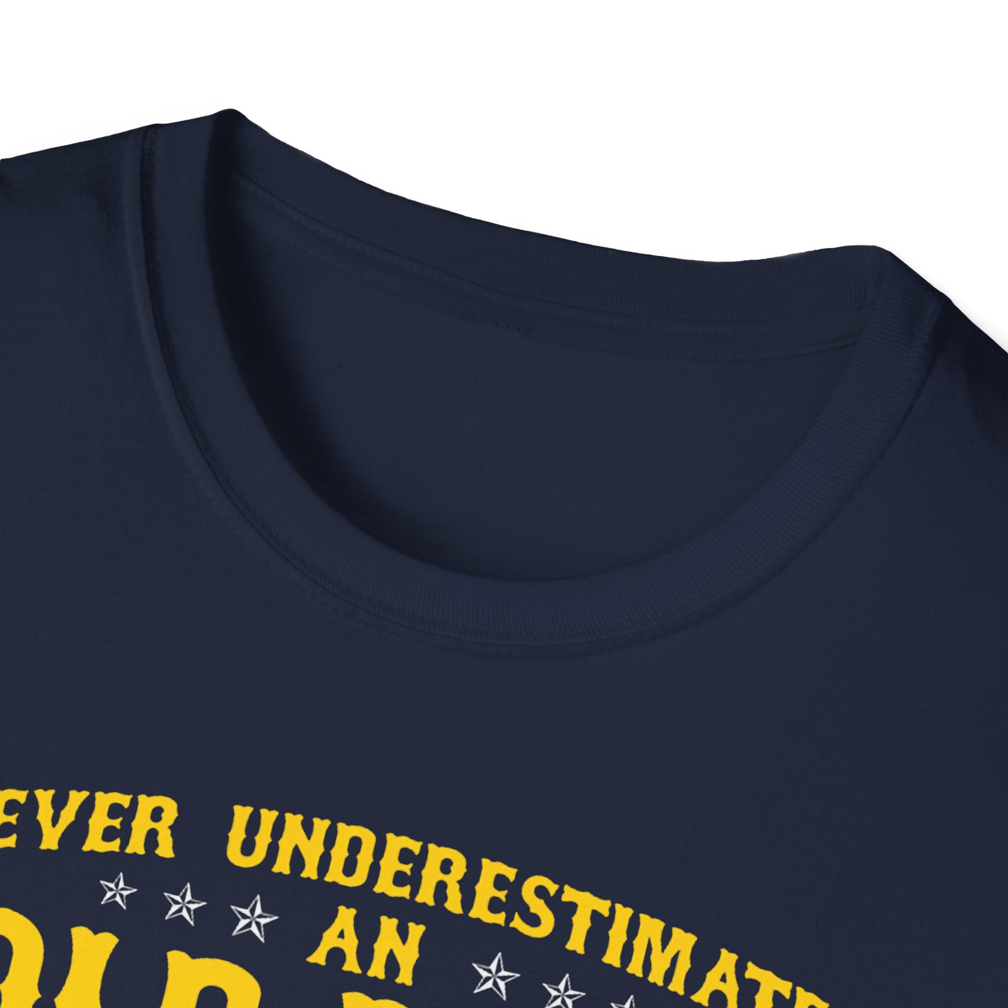 Never Underestimate an Old Man Who Is Also Vietnam Veteran T-Shirt | Military Tribute