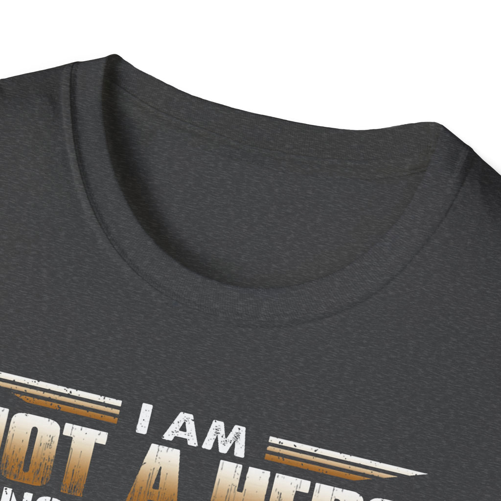 I Am Not a Hero I Am a U.S. Veteran T-Shirt | American Flag Soldier Tee