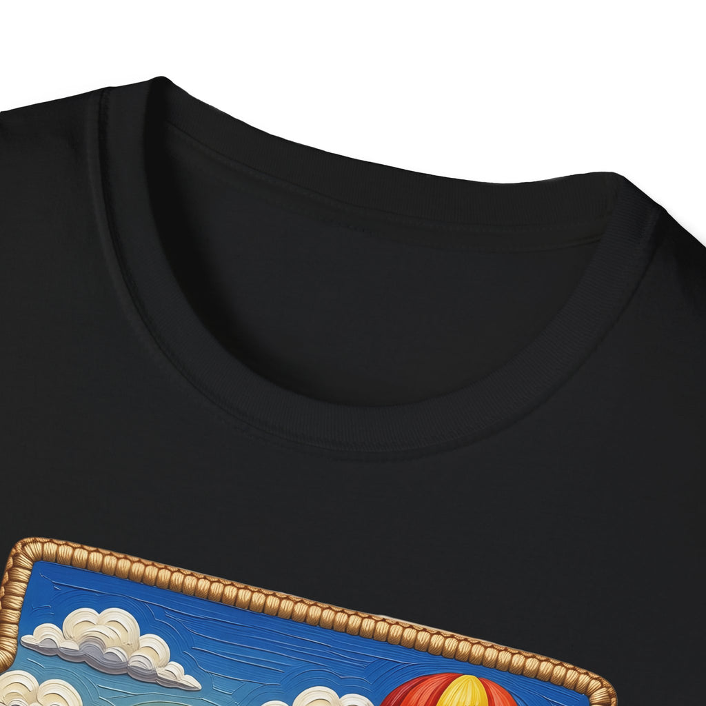 Arizona Route 66 Desert Road T-Shirt | Hot Air Balloon Southwestern Scene