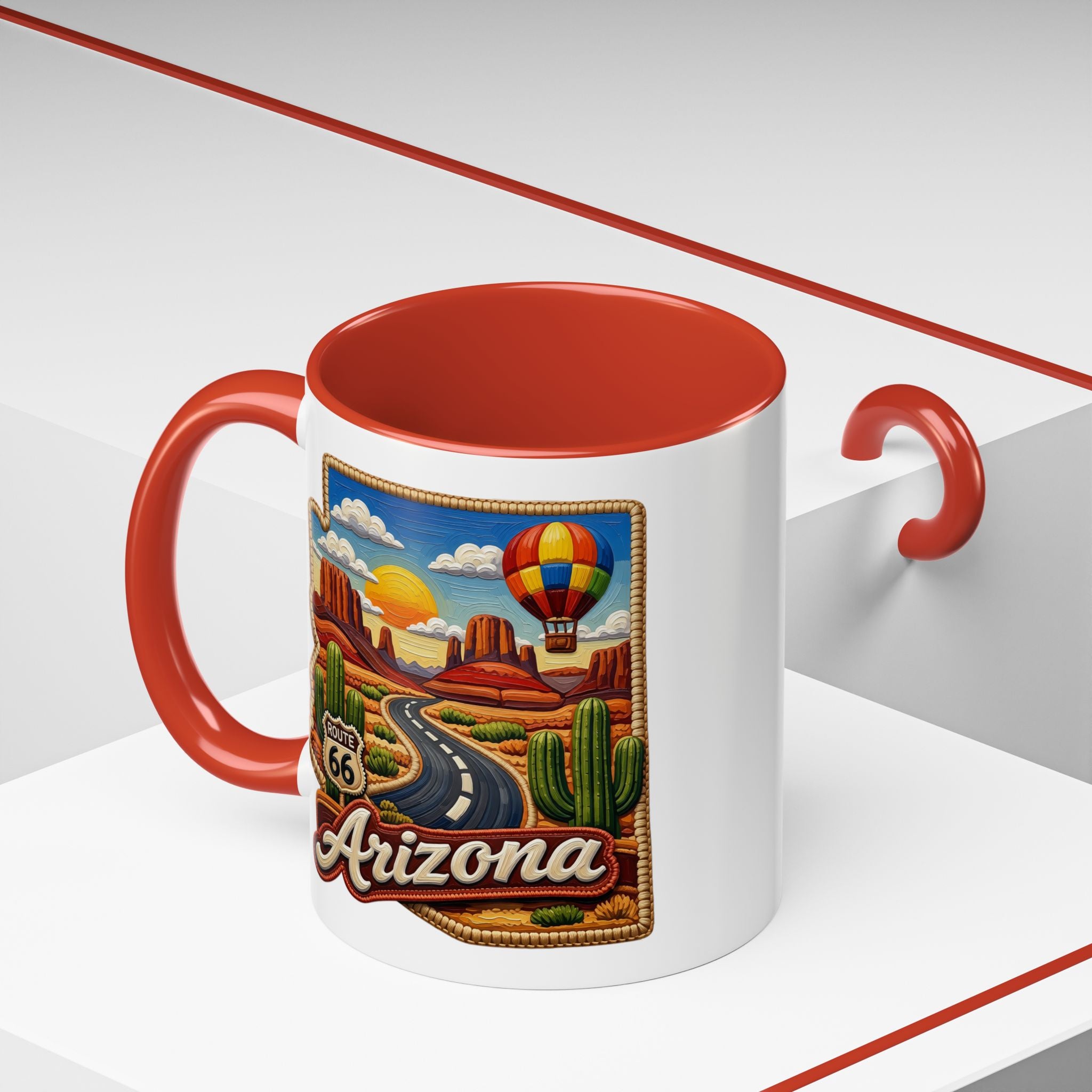 Arizona Route 66 Desert Scenic Mug | Accent Coffee Mug