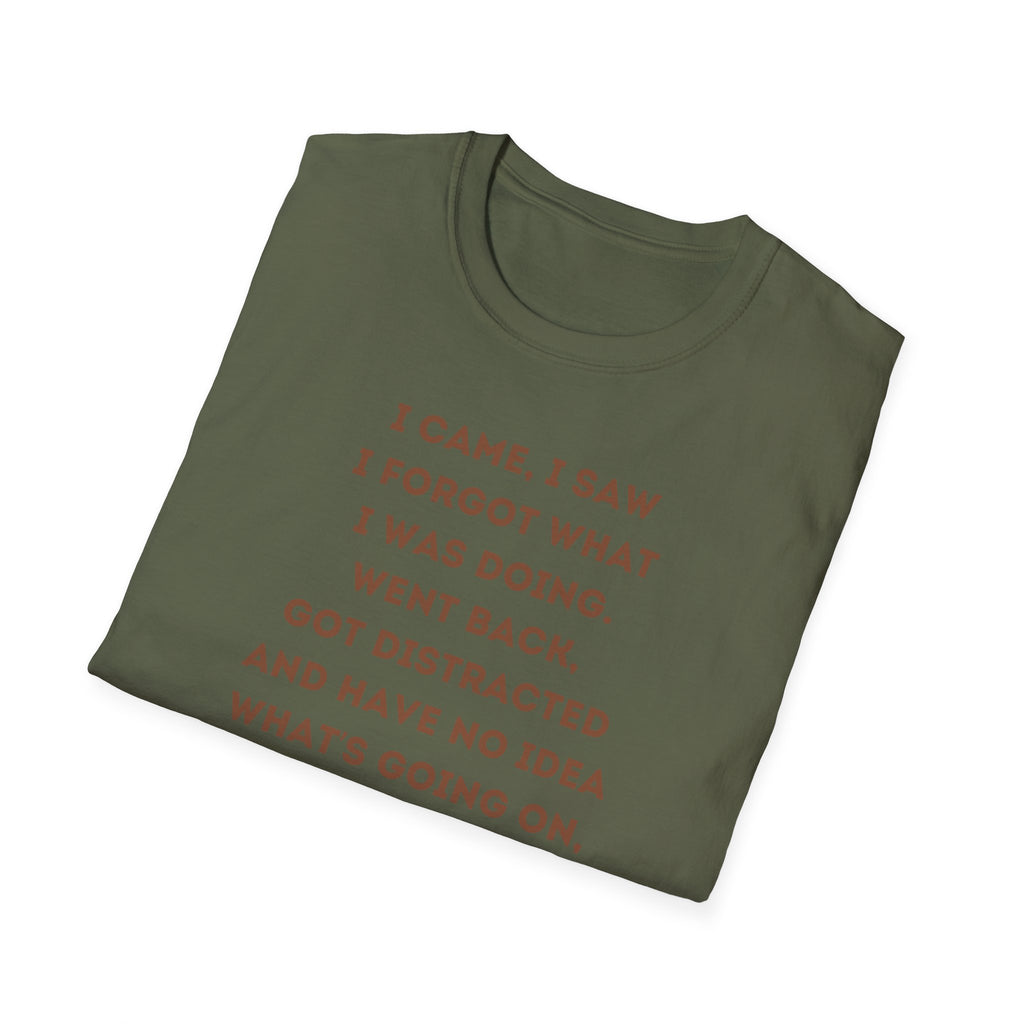 Funny Coffee Quote T-Shirt for Coffee Lovers, Humor Tee, Gift for Him/Her, Perfect for Birthdays, Housewarming, Casual Wear
