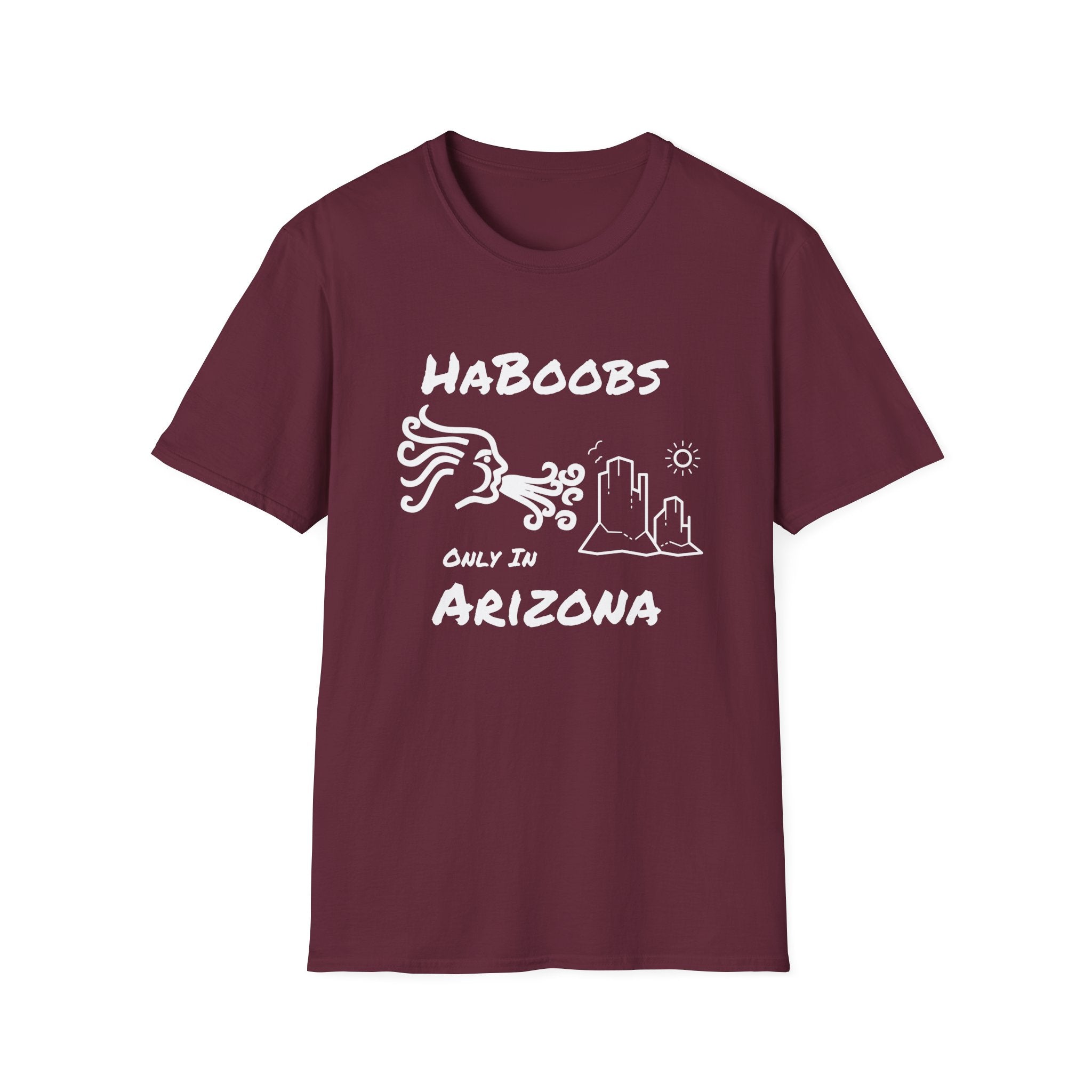 Arizona HaBoobs Softstyle T-Shirt, Casual Tee for Everyday Wear, Perfect Gift for Friends, Fashionable Graphic T-Shirt for Any Occasion
