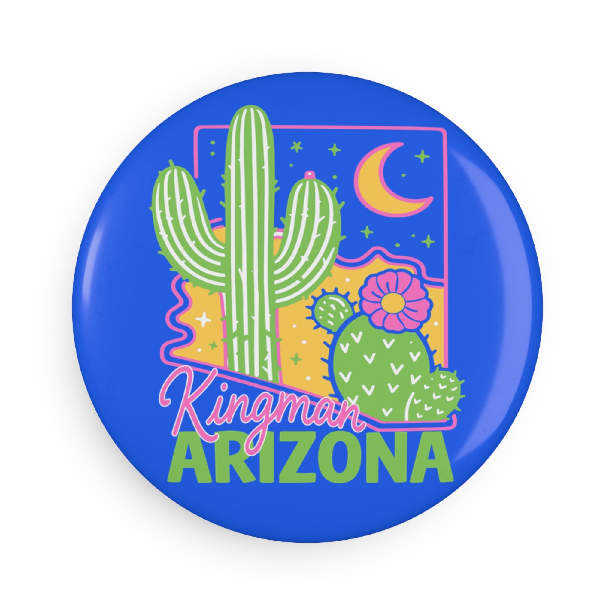 Kingman Arizona Cactus Night Magnet