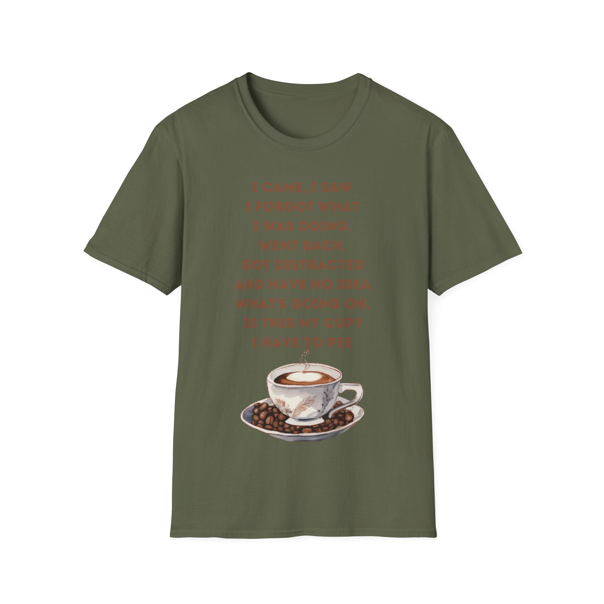 Funny Coffee Quote T-Shirt for Coffee Lovers, Humor Tee, Gift for Him/Her, Perfect for Birthdays, Housewarming, Casual Wear
