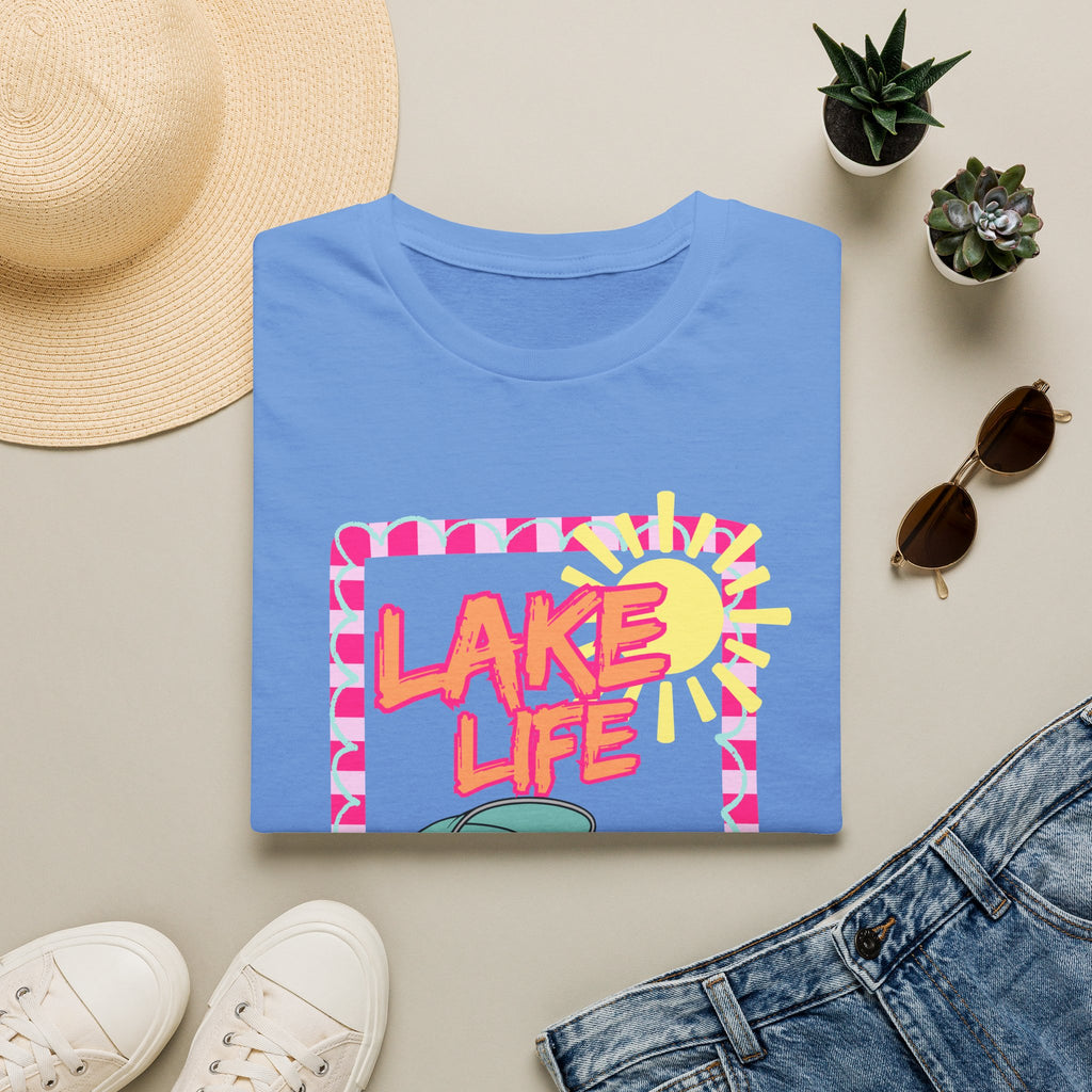 Lake Life Pontoon Boat T-Shirt | Summer Lake Vibes