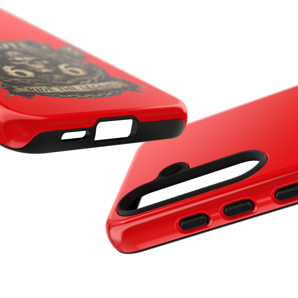 Route 66 Skull Helmet phone case | Motorcycle emblem, Ride the Legend