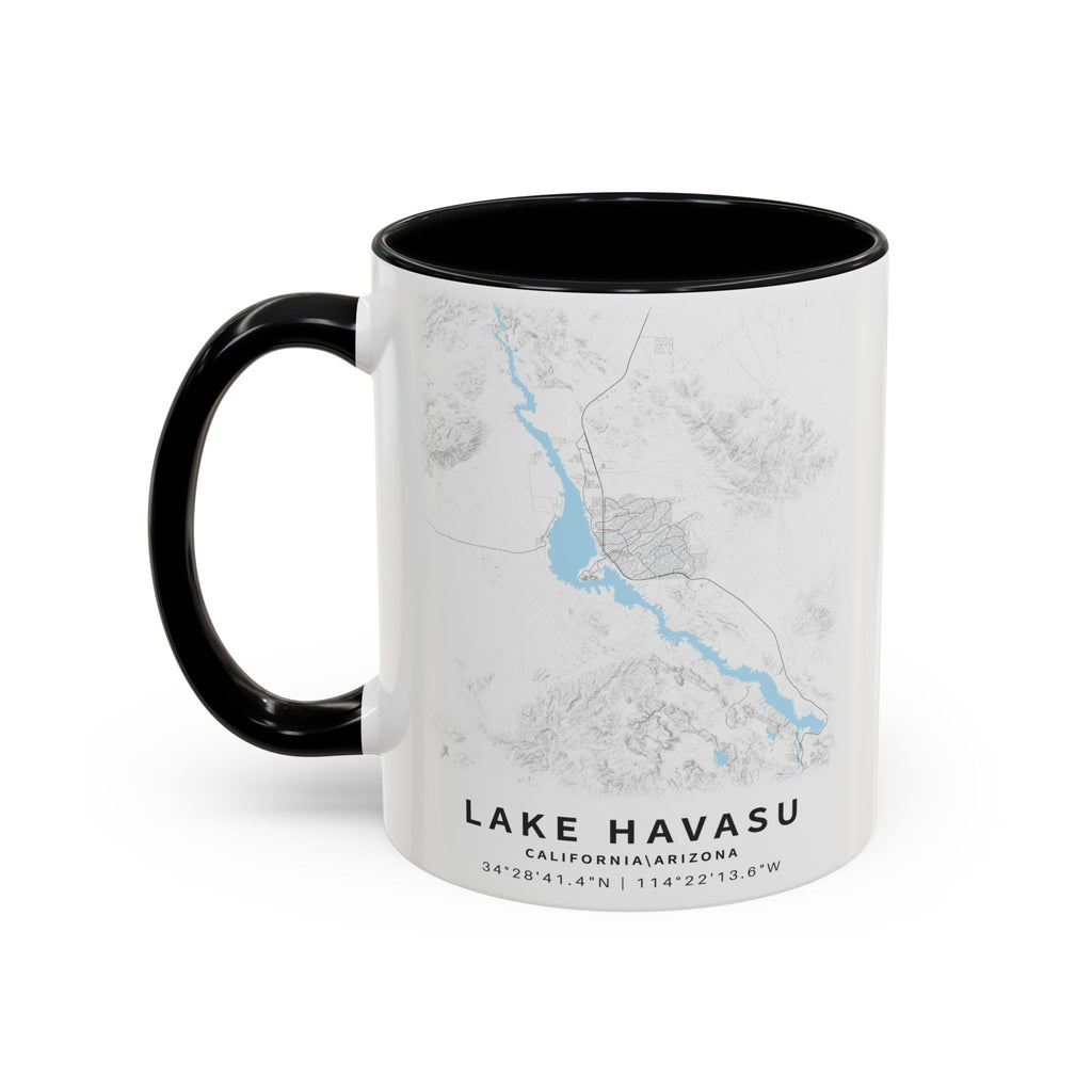 Lake Havasu map Accent Coffee Mug | 11oz 15oz