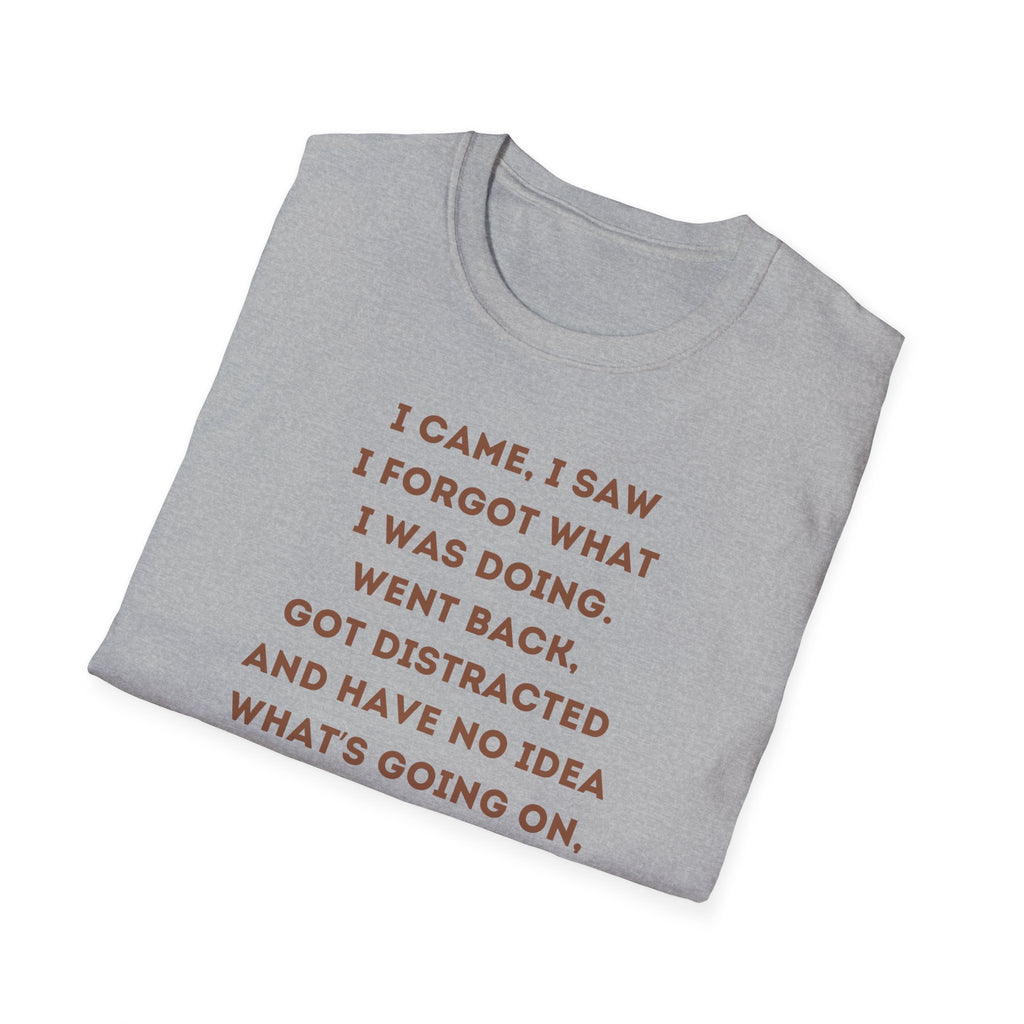 Funny Coffee Quote T-Shirt for Coffee Lovers, Humor Tee, Gift for Him/Her, Perfect for Birthdays, Housewarming, Casual Wear