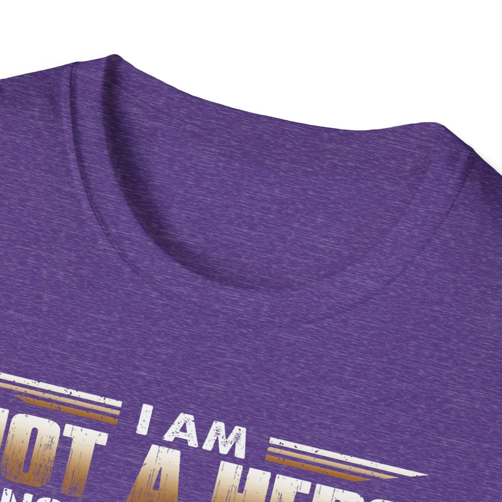 I Am Not a Hero I Am a U.S. Veteran T-Shirt | American Flag Soldier Tee