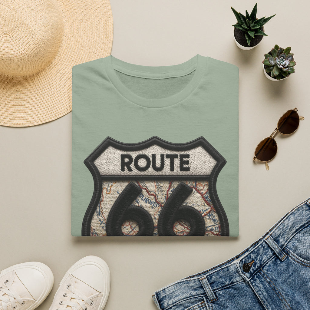 Route 66 Born to Roam T-Shirt | Vintage Highway Shield Tee