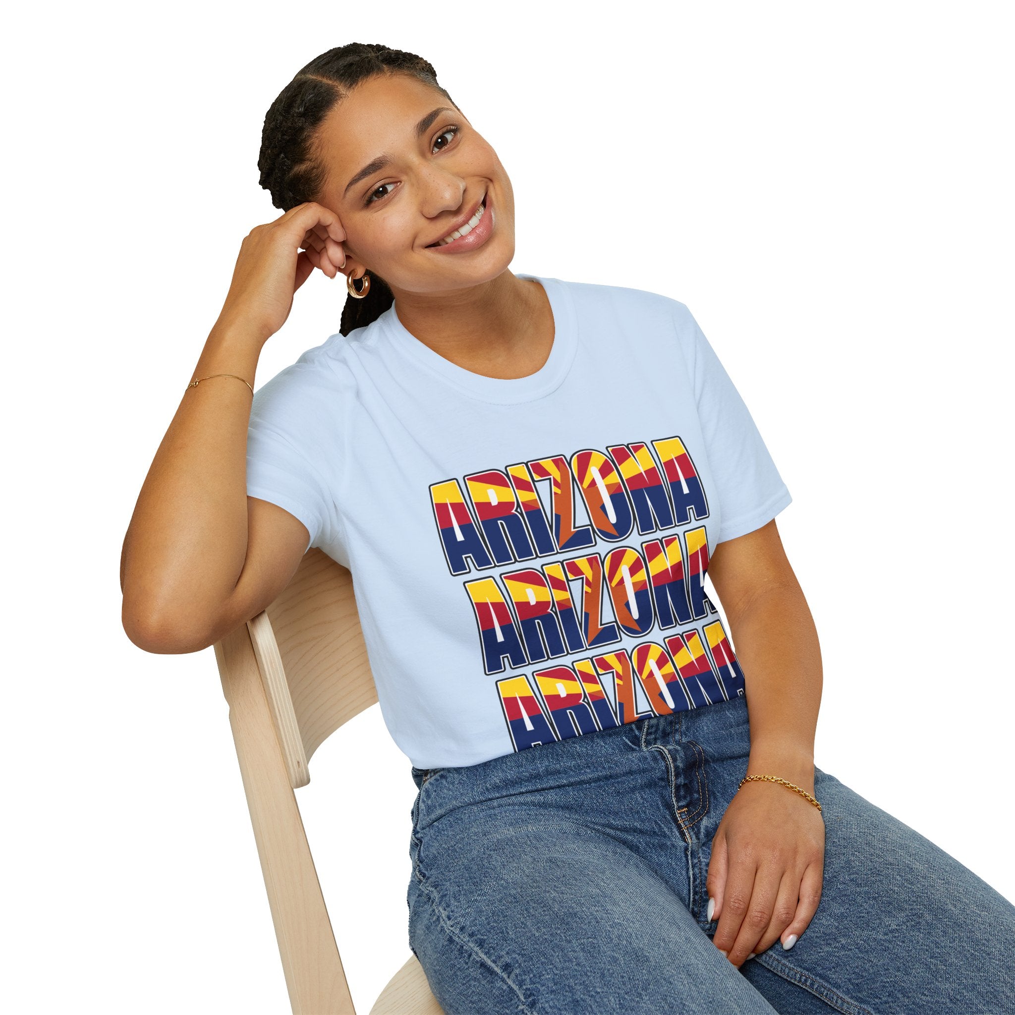 Arizona Retro Logo T‑Shirt — Vintage Sunset State Pride Tee