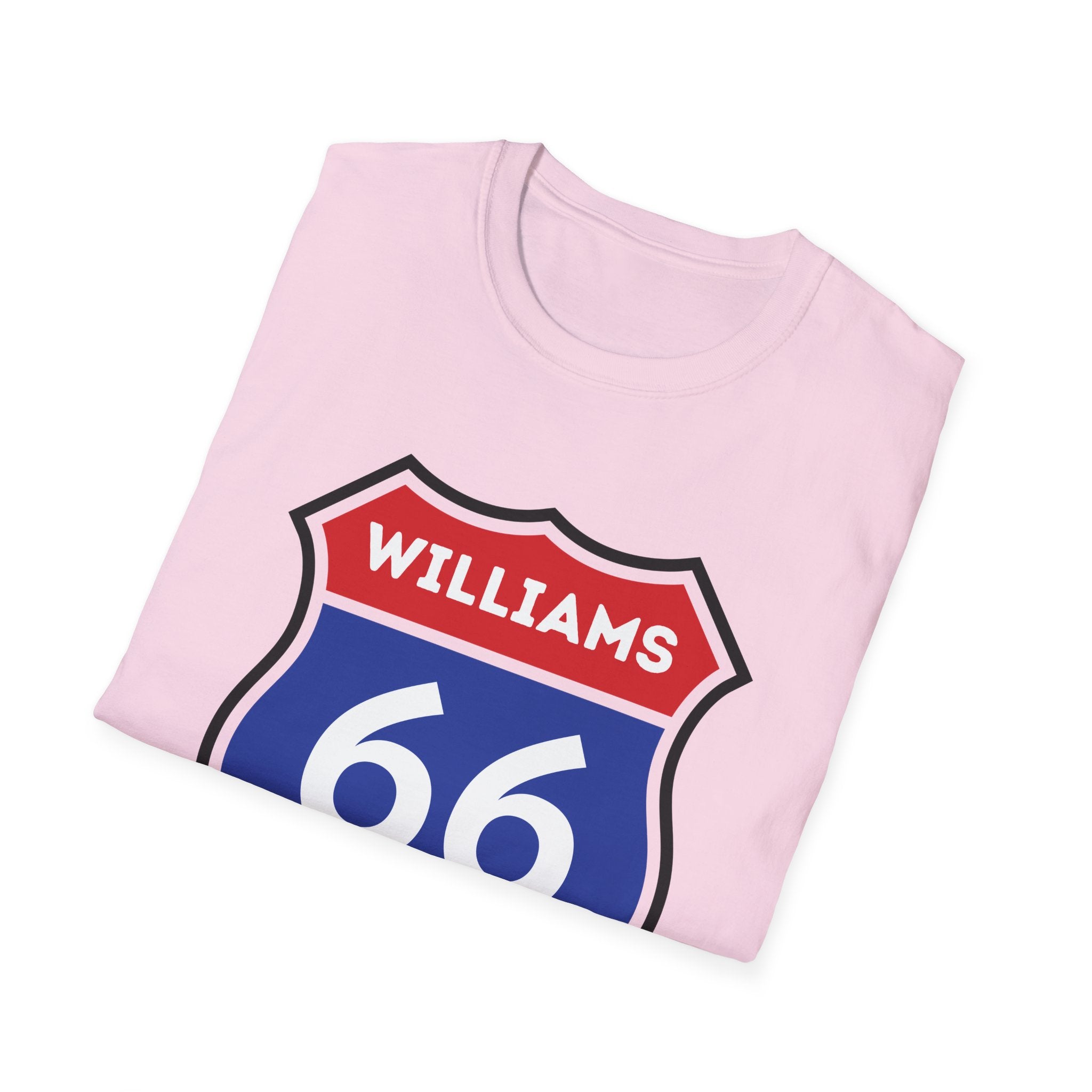 Williams 66 Shield T-Shirt | Route 66 Road Sign Shirt
