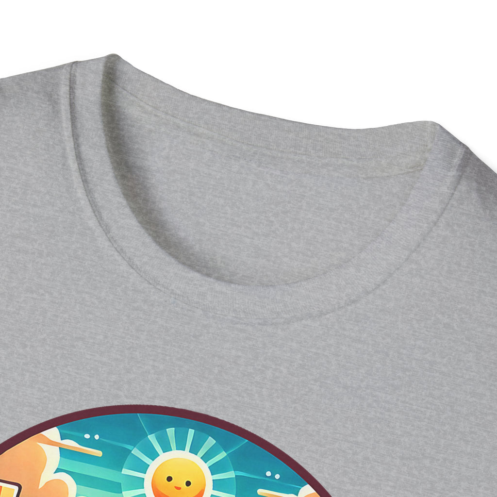 Grand Canyon National Park Retro Sunset T-Shirt | Canyon River Illustration