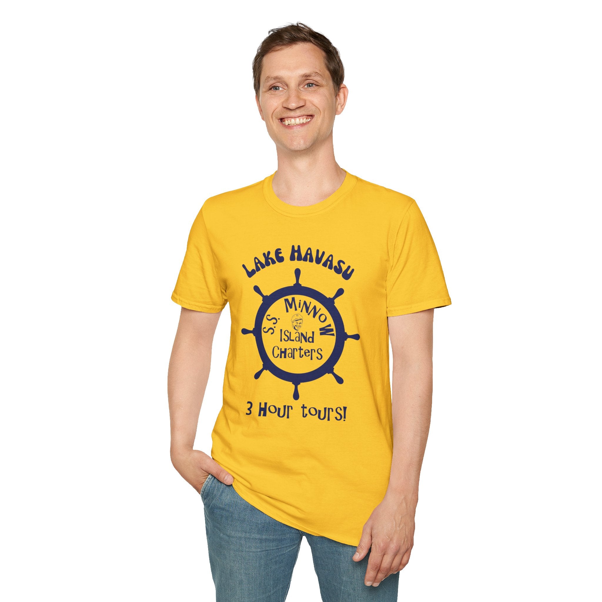 What It Could Happen lol ... Lake Havasu SS Minnow Island Charters T-Shirt | 3 Hour Tours