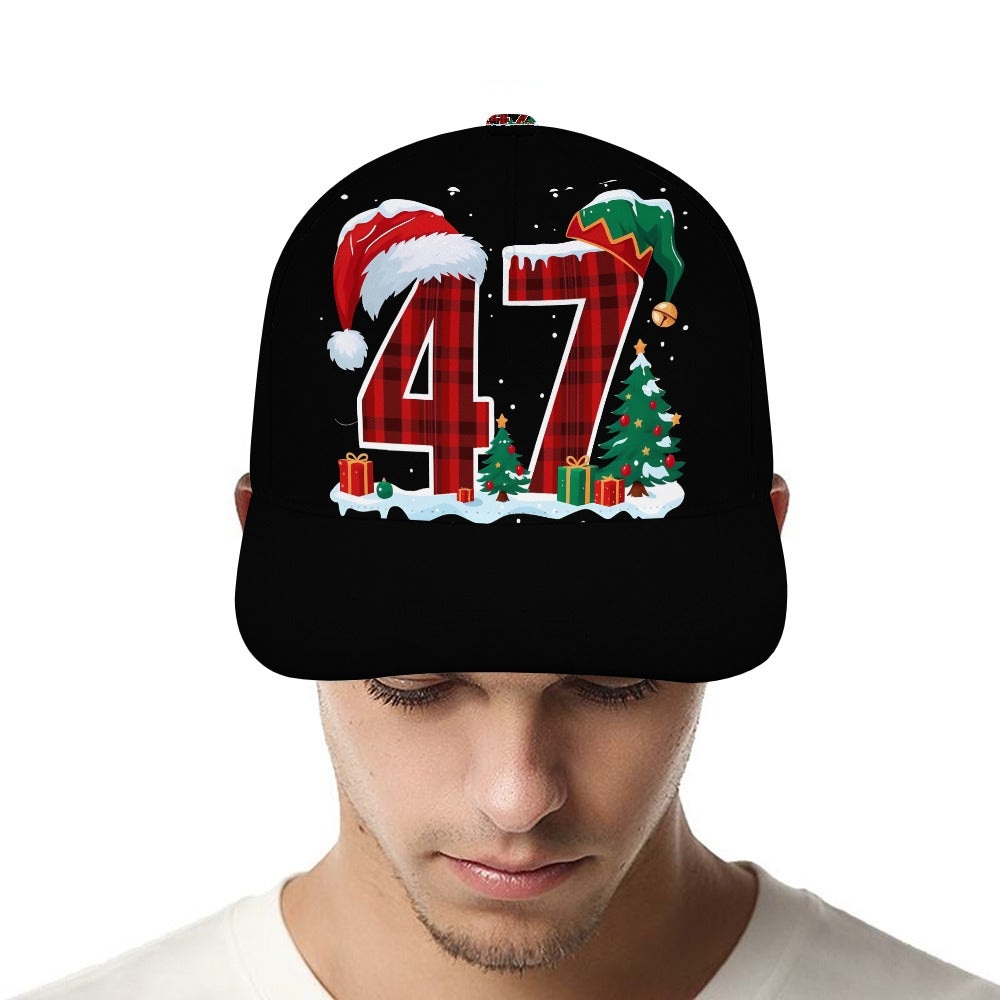 Trump 47 Merry Christmas Baseball Cap #Trump