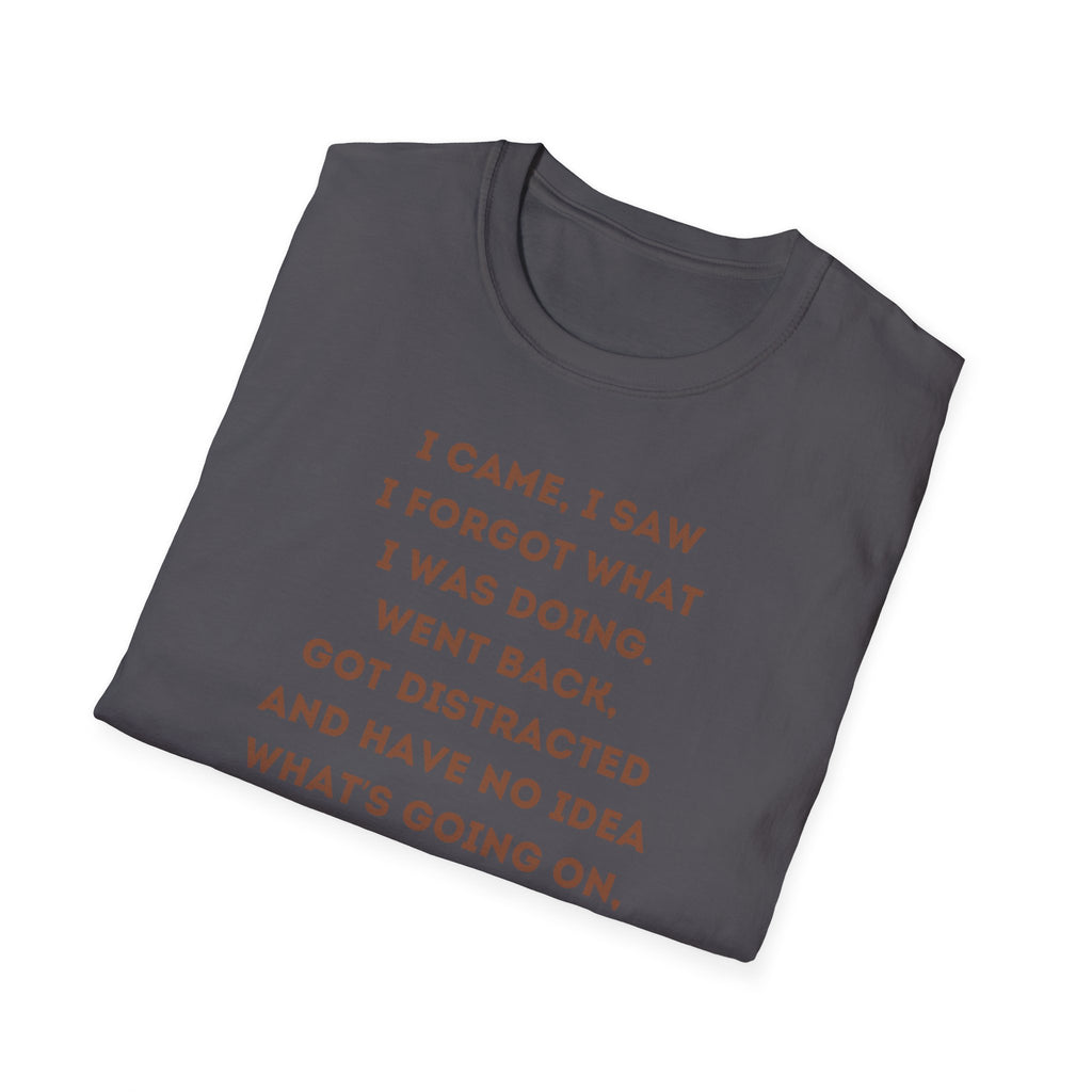 Funny Coffee Quote T-Shirt for Coffee Lovers, Humor Tee, Gift for Him/Her, Perfect for Birthdays, Housewarming, Casual Wear